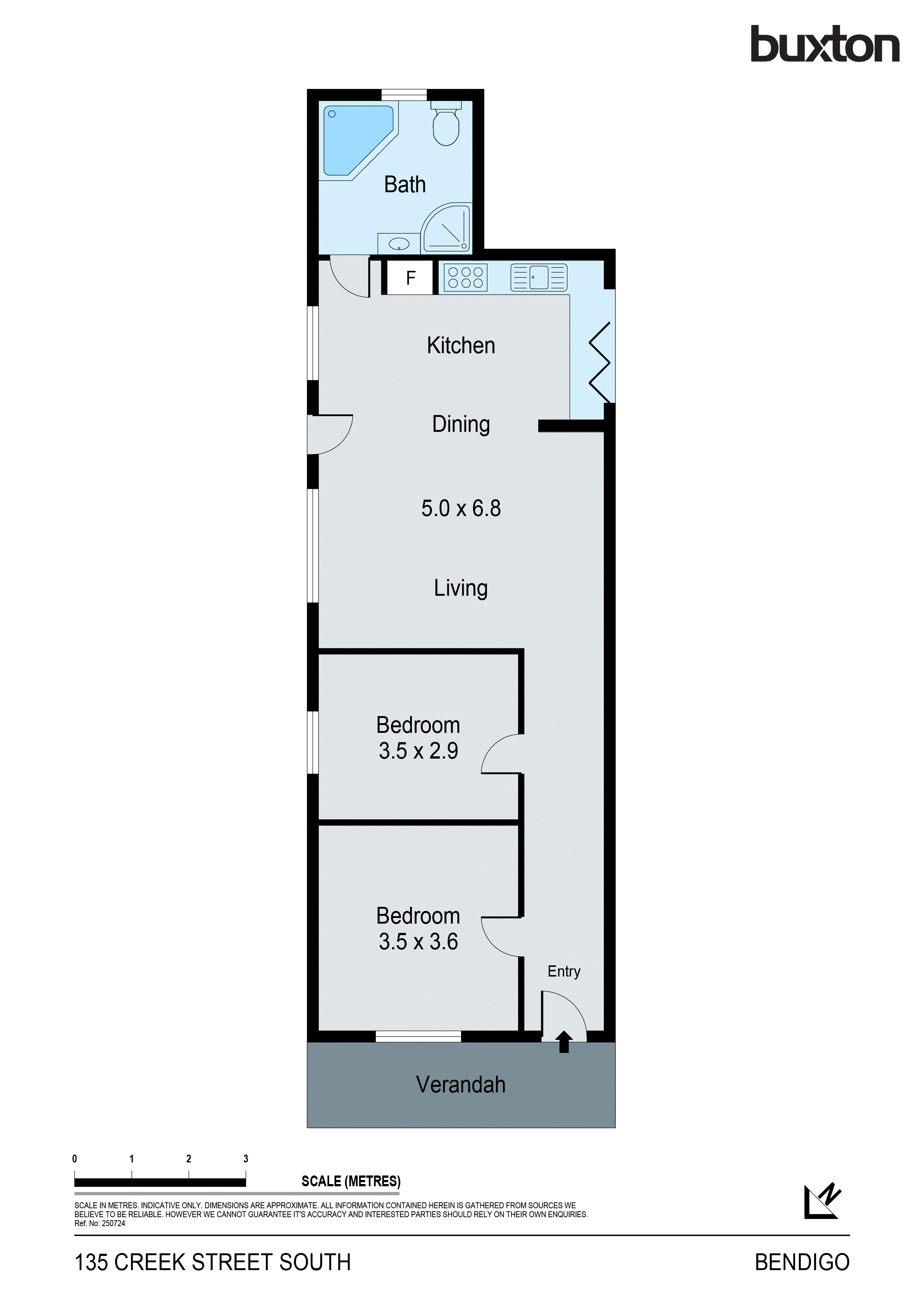 135 Creek St S, Bendigo VIC 3550 - Floorplan