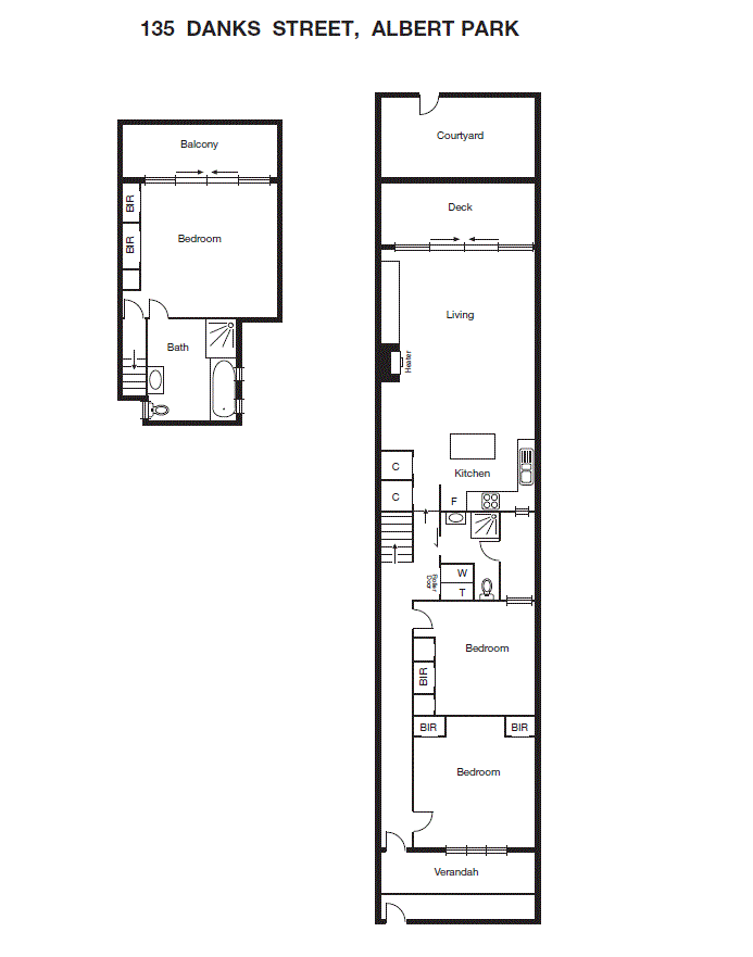 135 Danks Street, ALBERT PARK VIC 3206 - Floorplan
