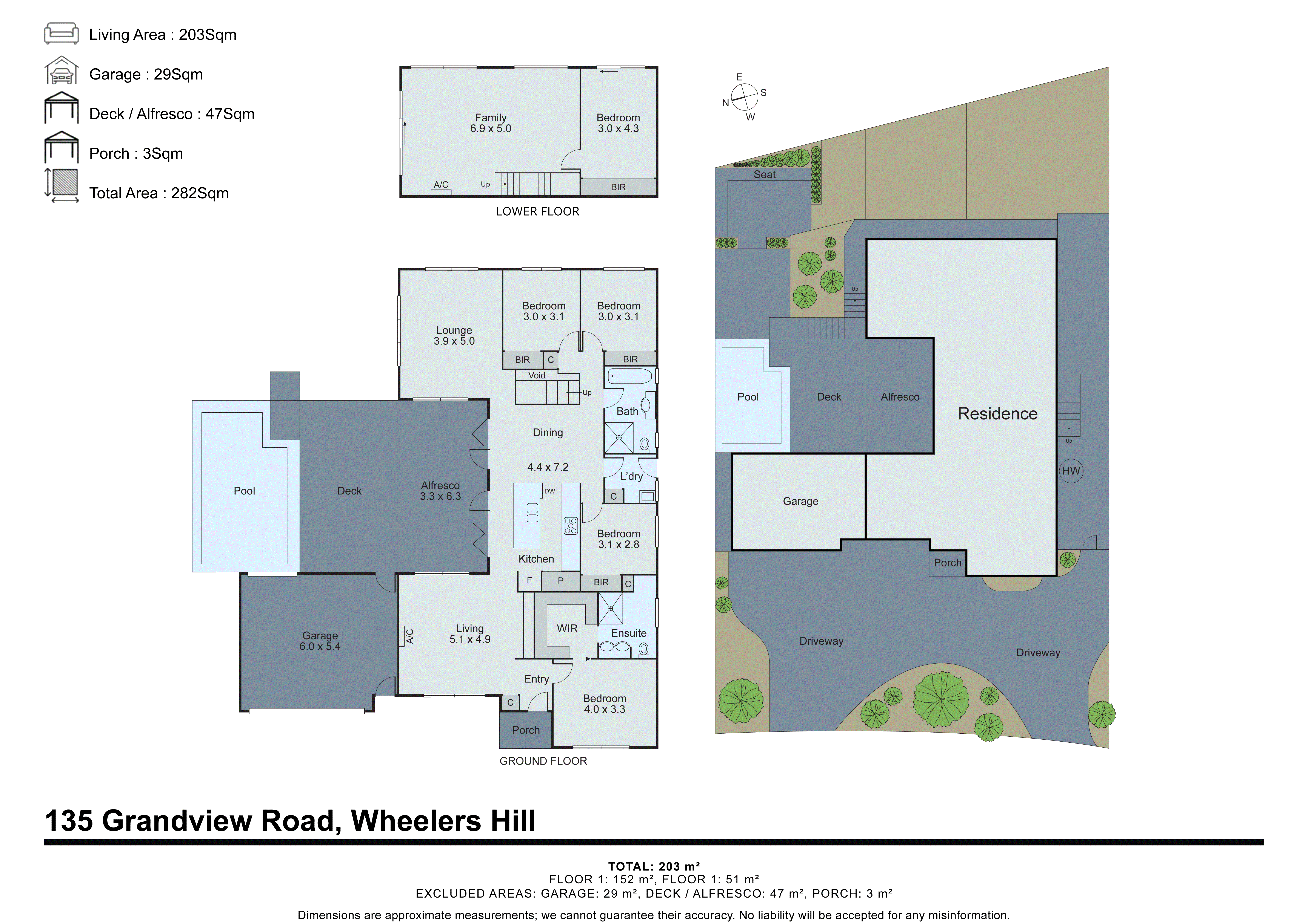 135 Grandview Road, Wheelers Hill VIC 3150 - Floorplan