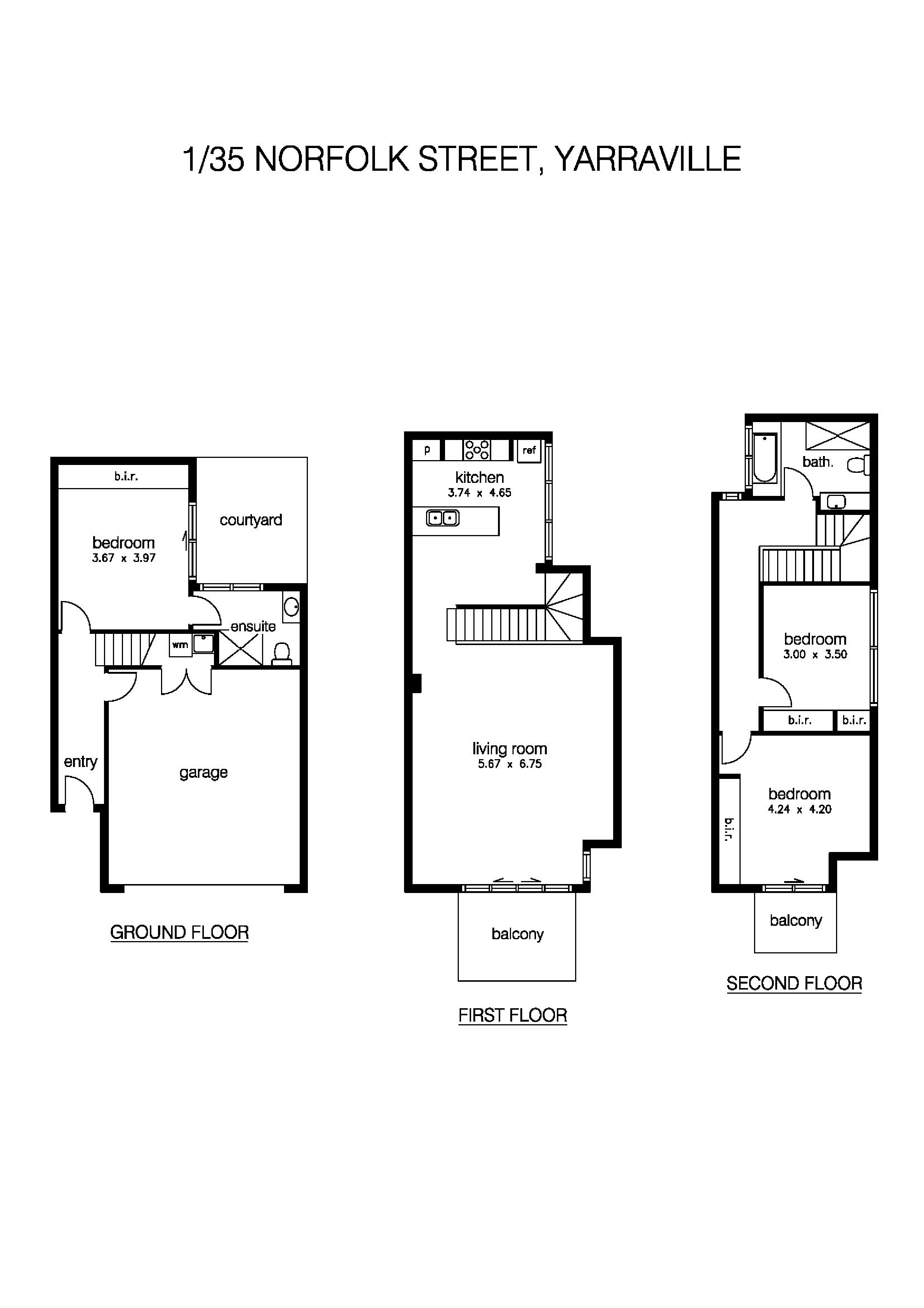 1/35 Norfolk Street, YARRAVILLE VIC 3013 - Floorplan