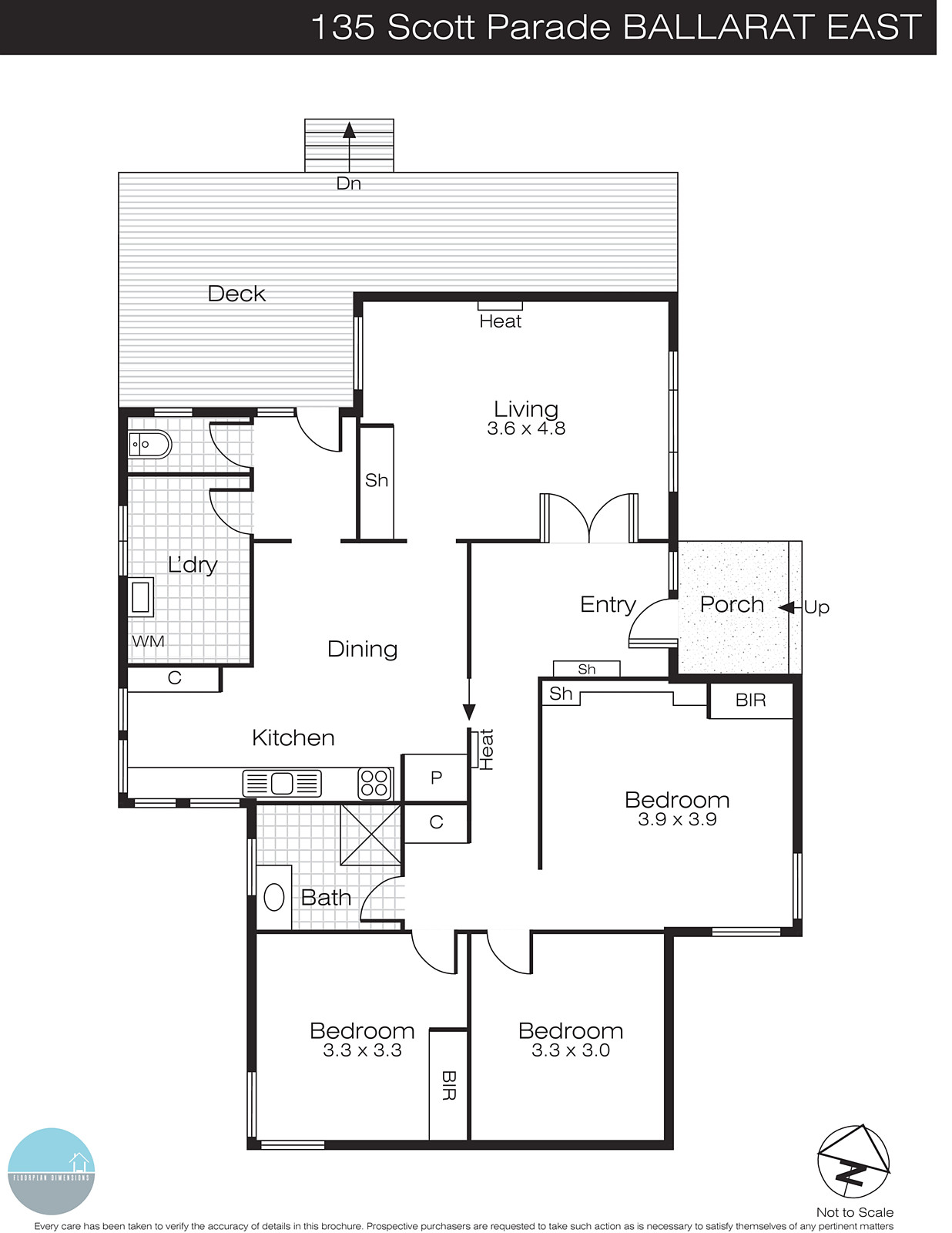135 Scott Parade, Ballarat East VIC 3350 - Floorplan