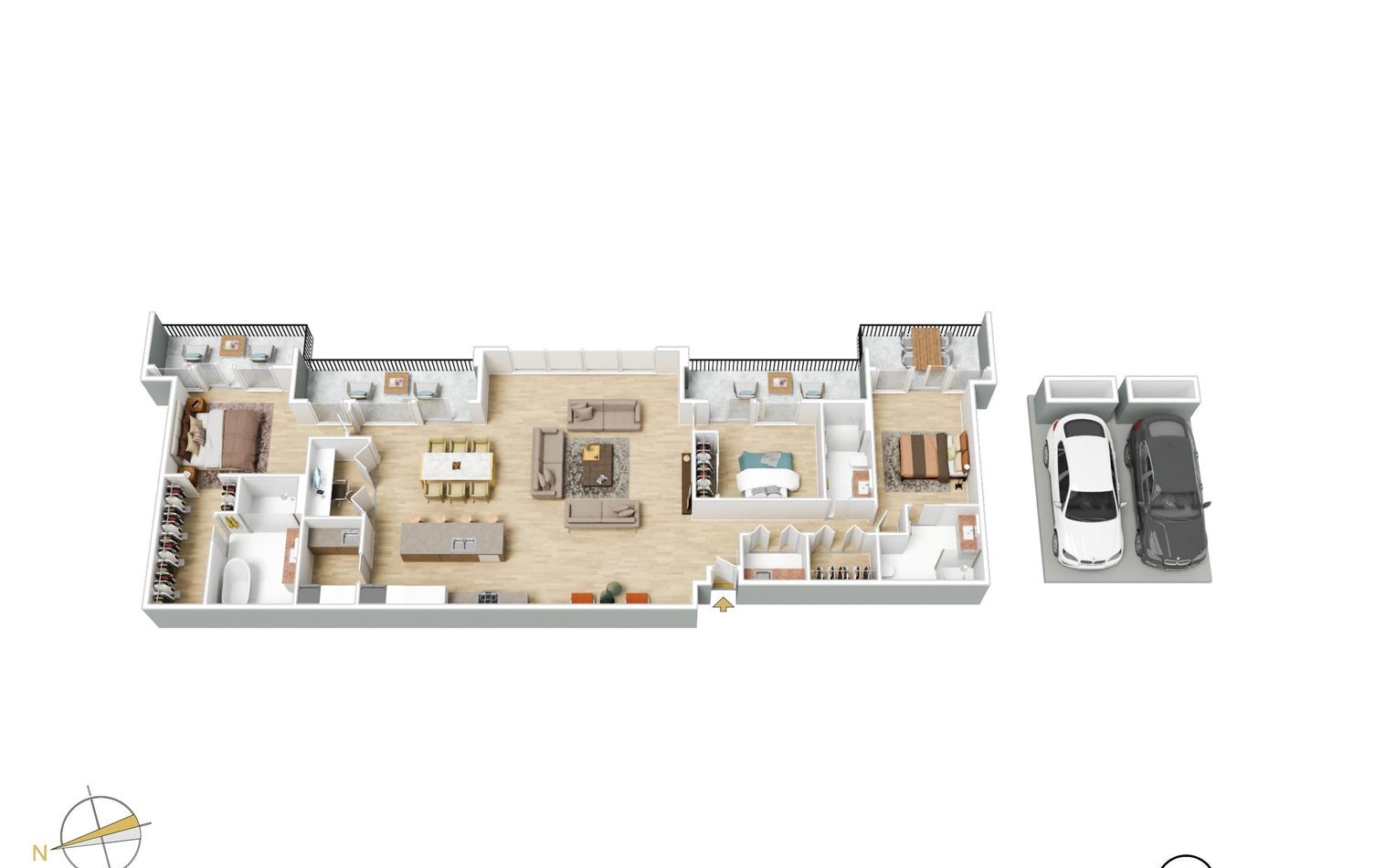 13/53 New Street, BRIGHTON VIC 3186 - Floorplan