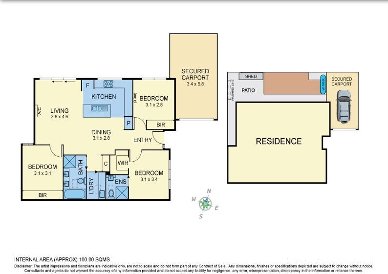 135A Rosella Avenue, Werribee VIC 3030 - Floorplan