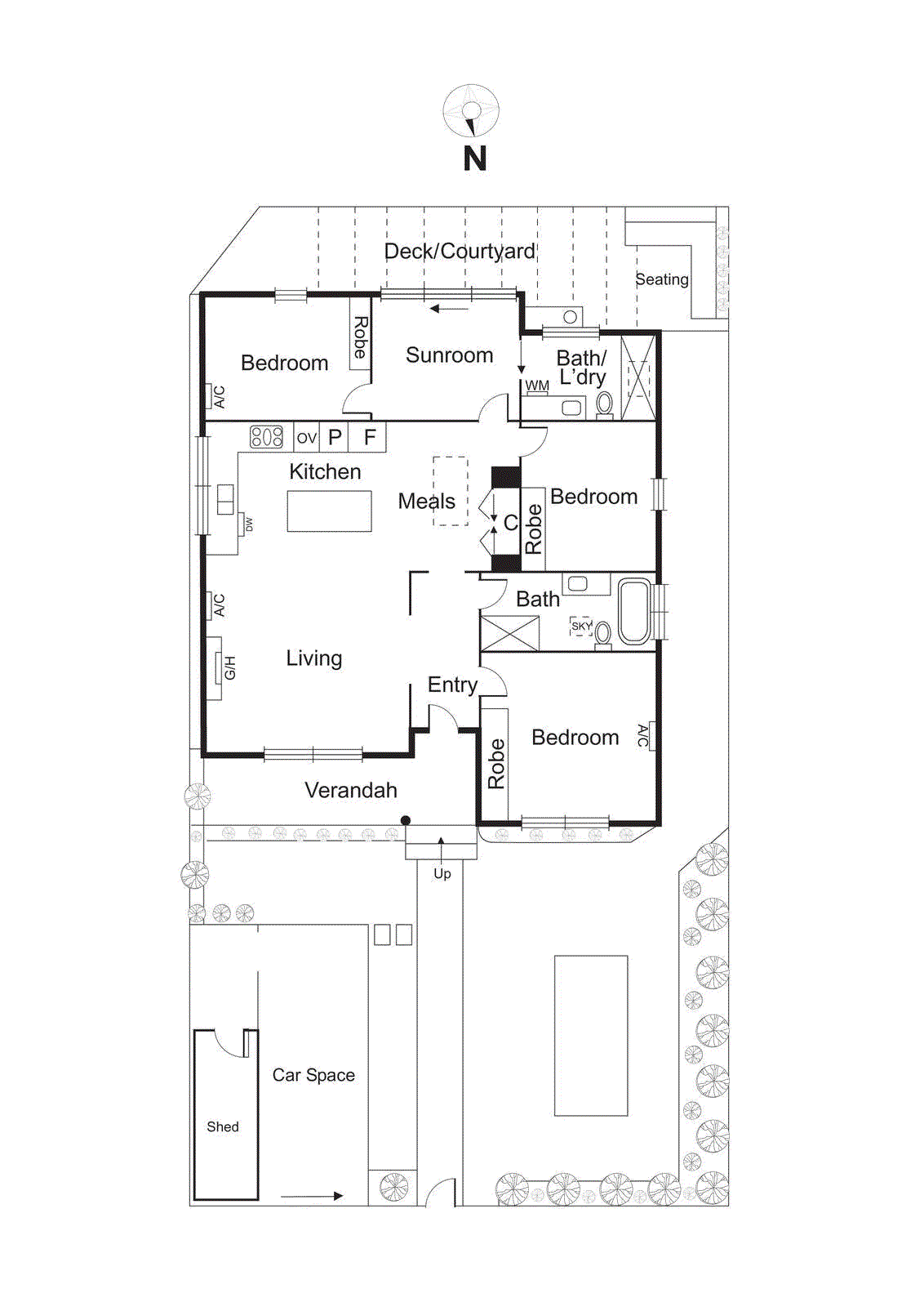1/36 Abbin Avenue, Bentleigh East VIC 3165 - Floorplan