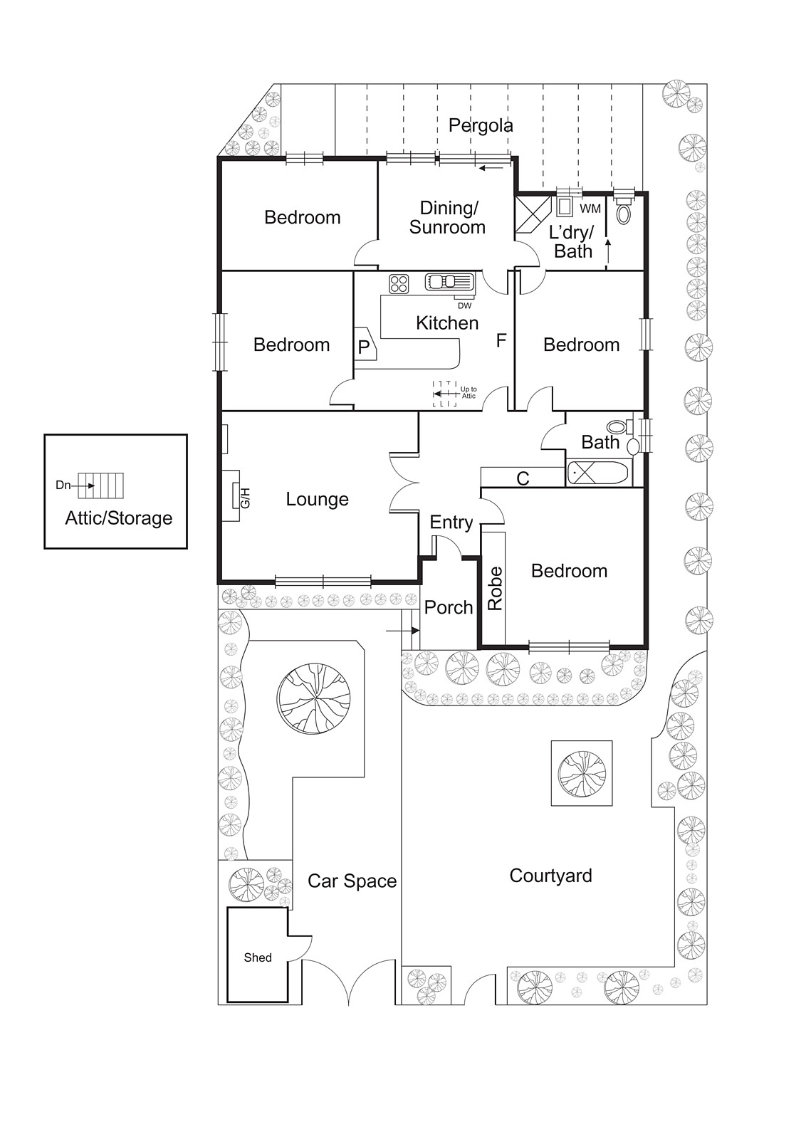 1/36 Abbin Avenue, Bentleigh East VIC 3165 - Floorplan
