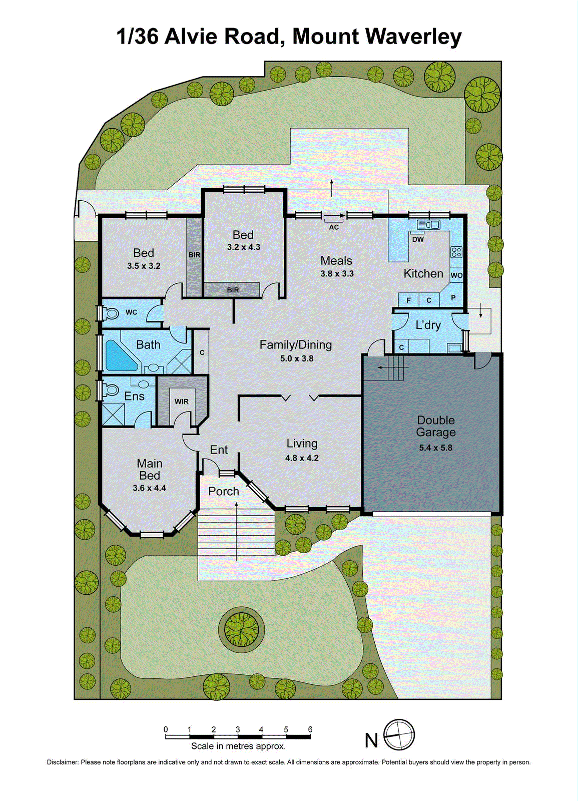 1/36 Alvie Road, Mount Waverley VIC 3149 - Floorplan