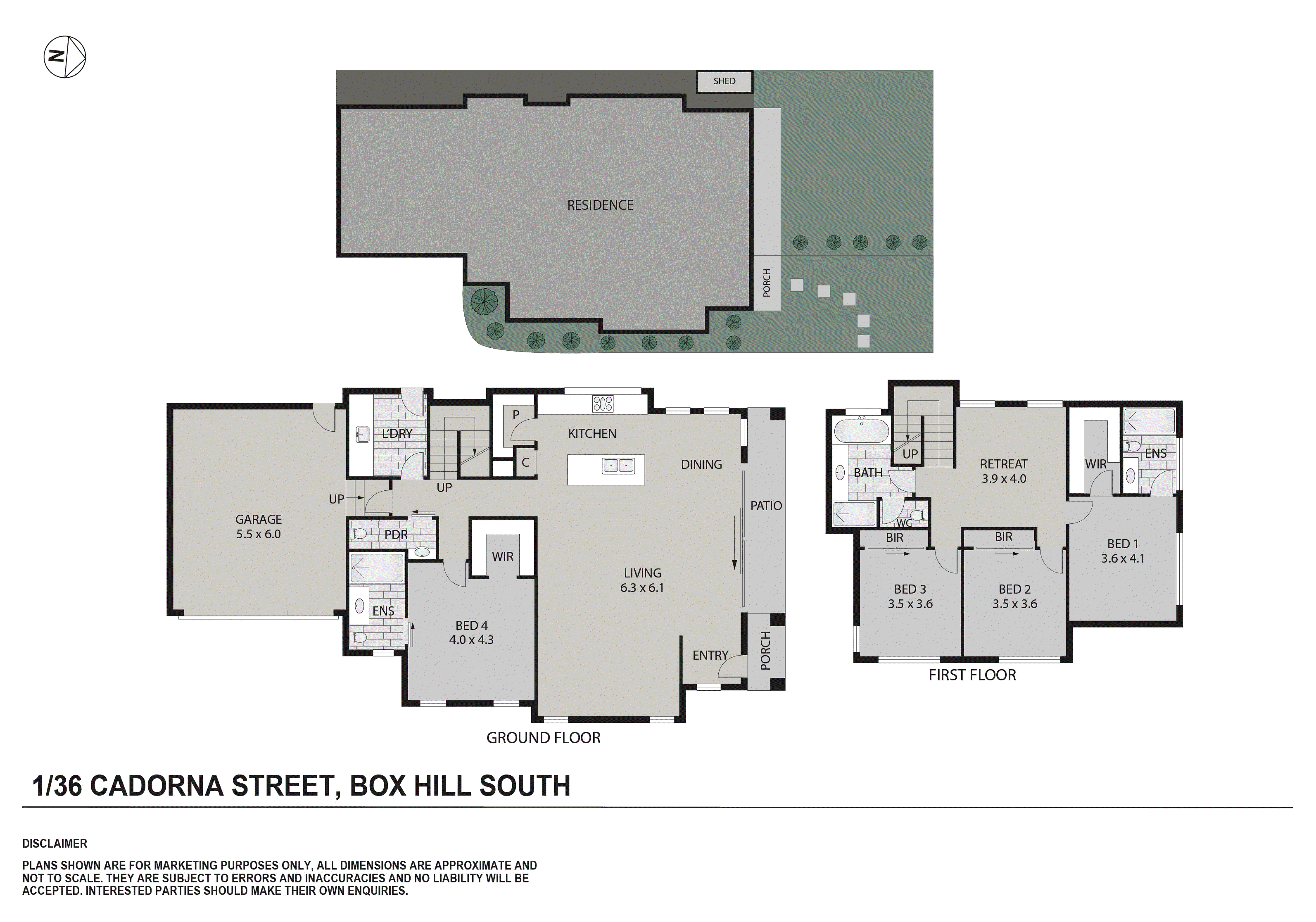 1/36 Cadorna Street, Box Hill South VIC 3128 - Floorplan