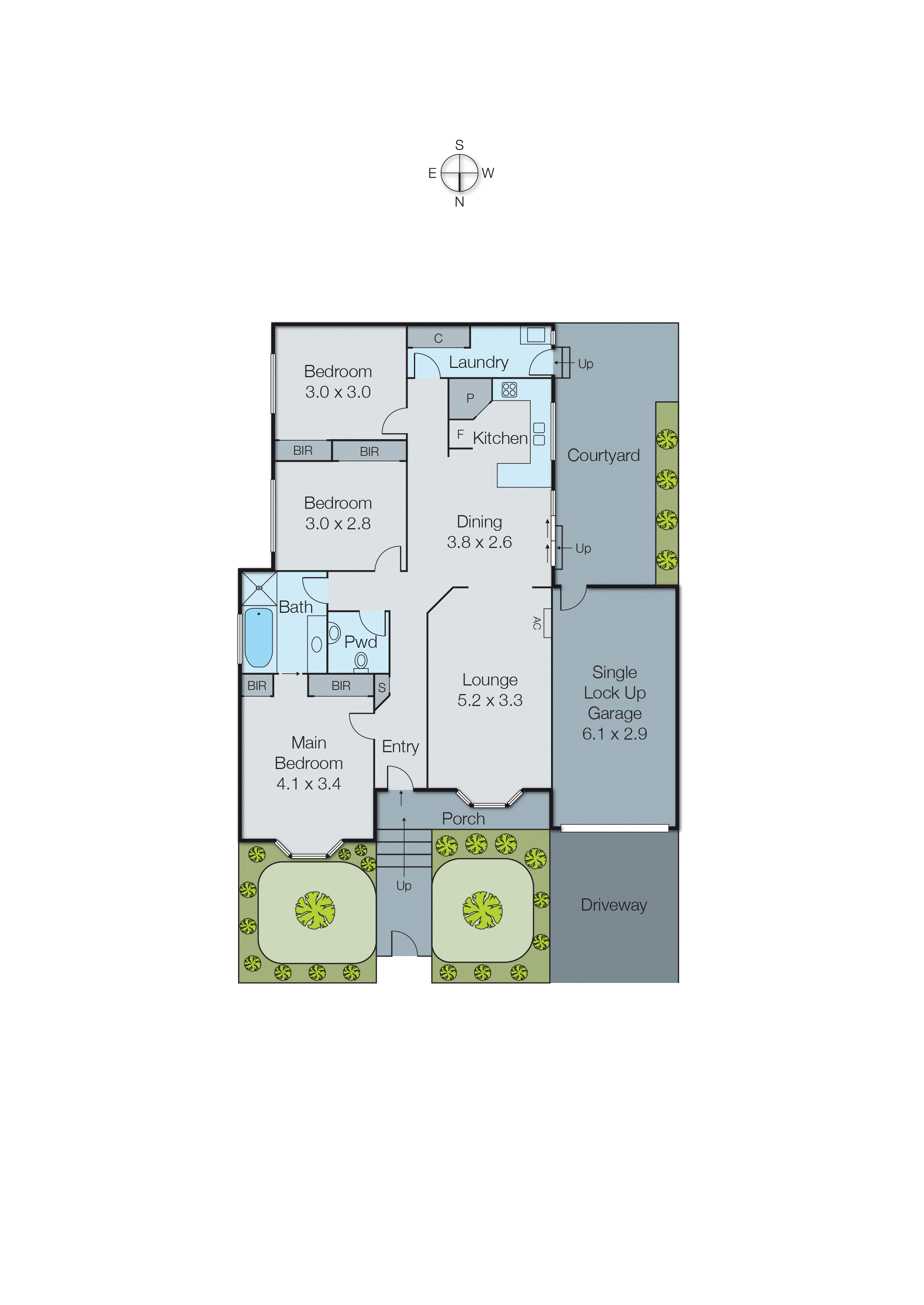 1/36 Collins Street, Mentone VIC 3194 - Floorplan
