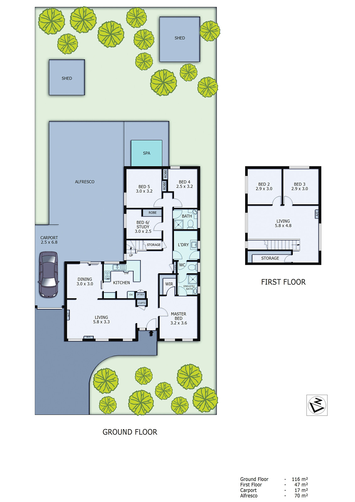 136 Ella Grove, Edithvale VIC 3196 - Floorplan