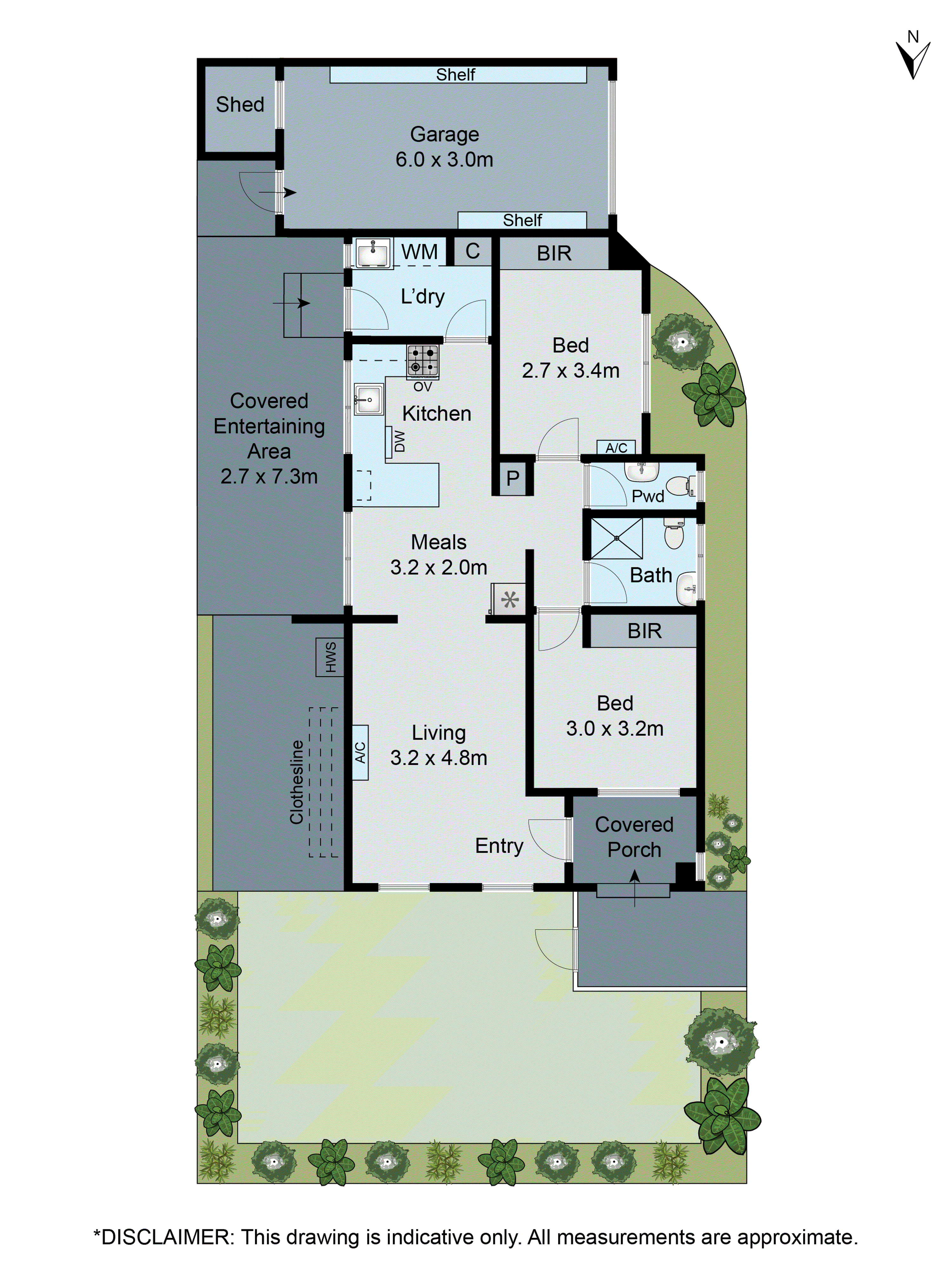 1/36 Heath Avenue, Oakleigh VIC 3166 - Floorplan