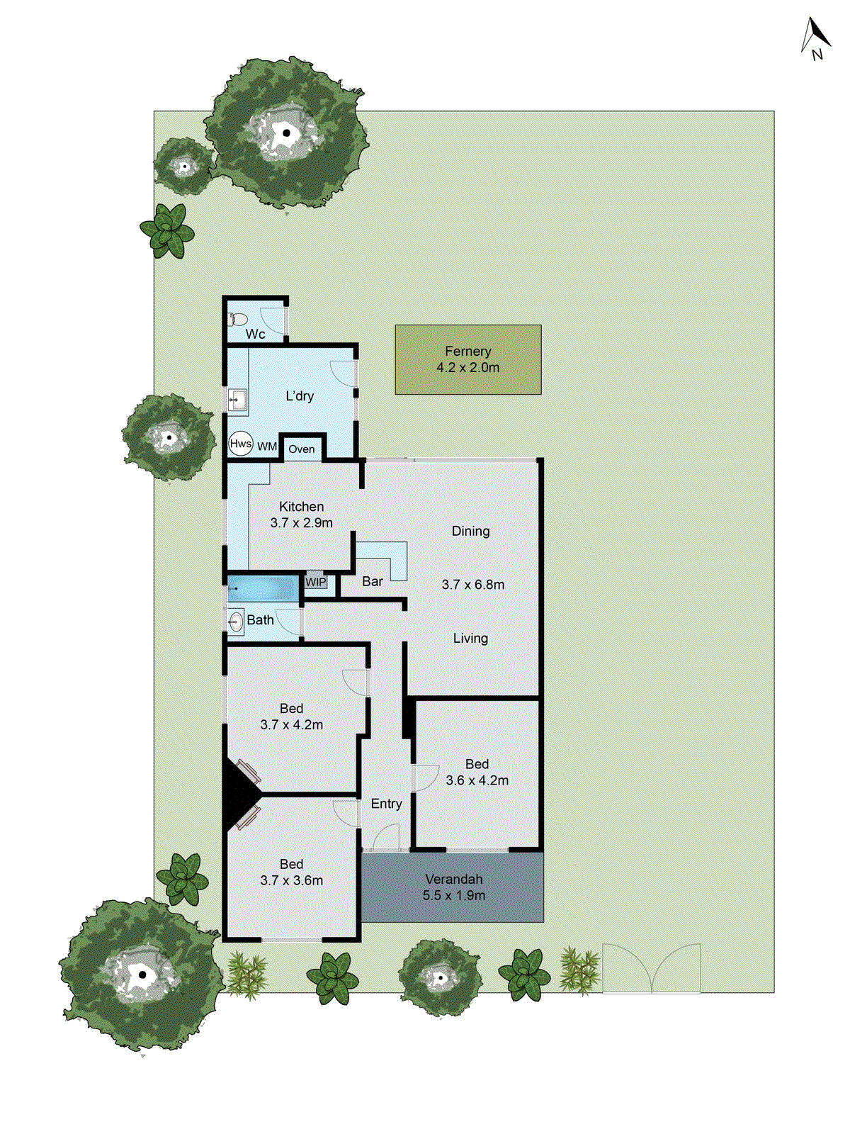 136 Hope Street, Geelong West VIC 3218 - Floorplan