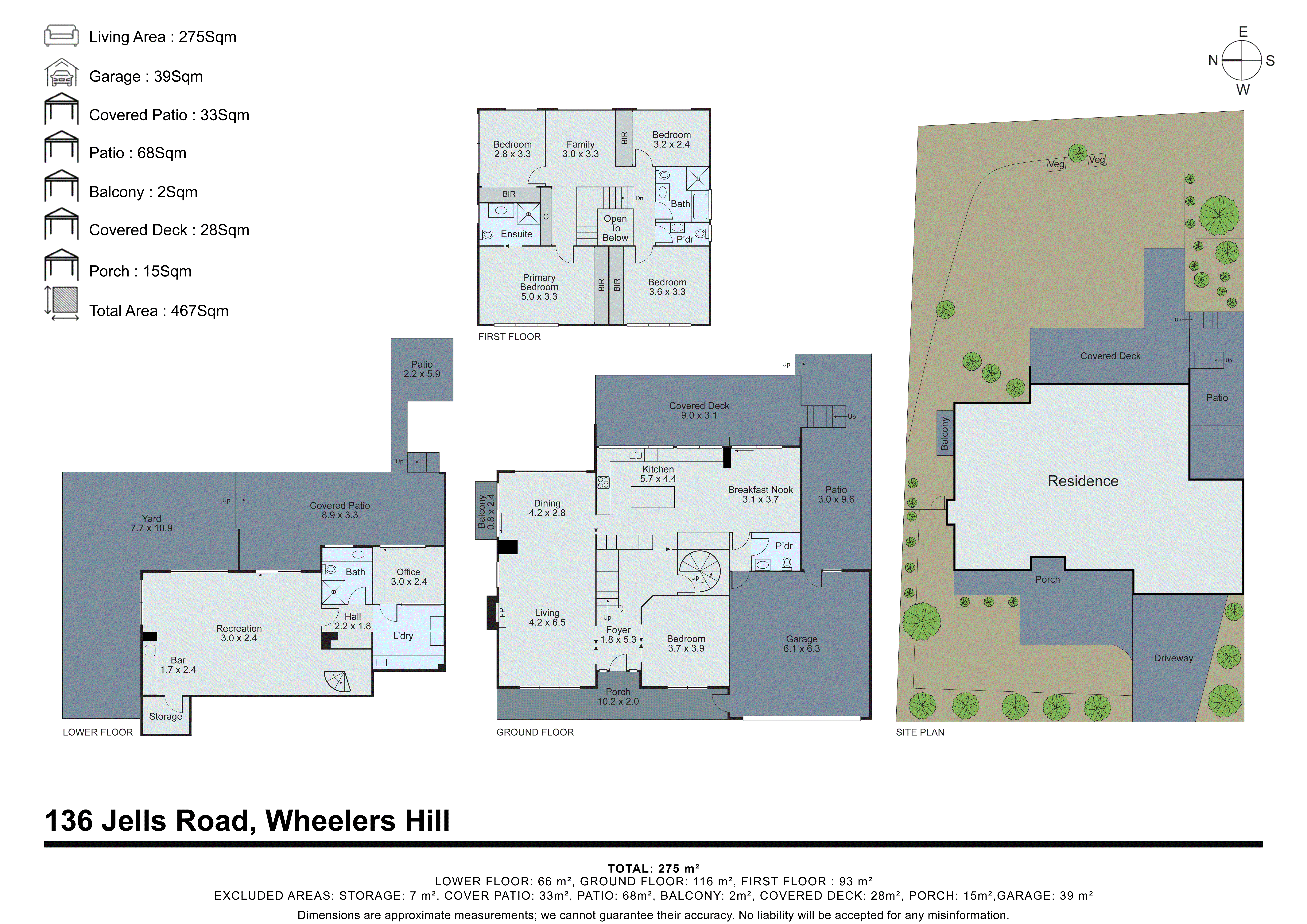 136 Jells Road, Wheelers Hill VIC 3150 - Floorplan