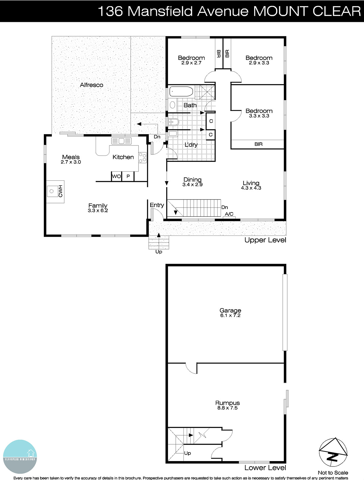 136 Mansfield Avenue, Mount Clear VIC 3350 - Floorplan