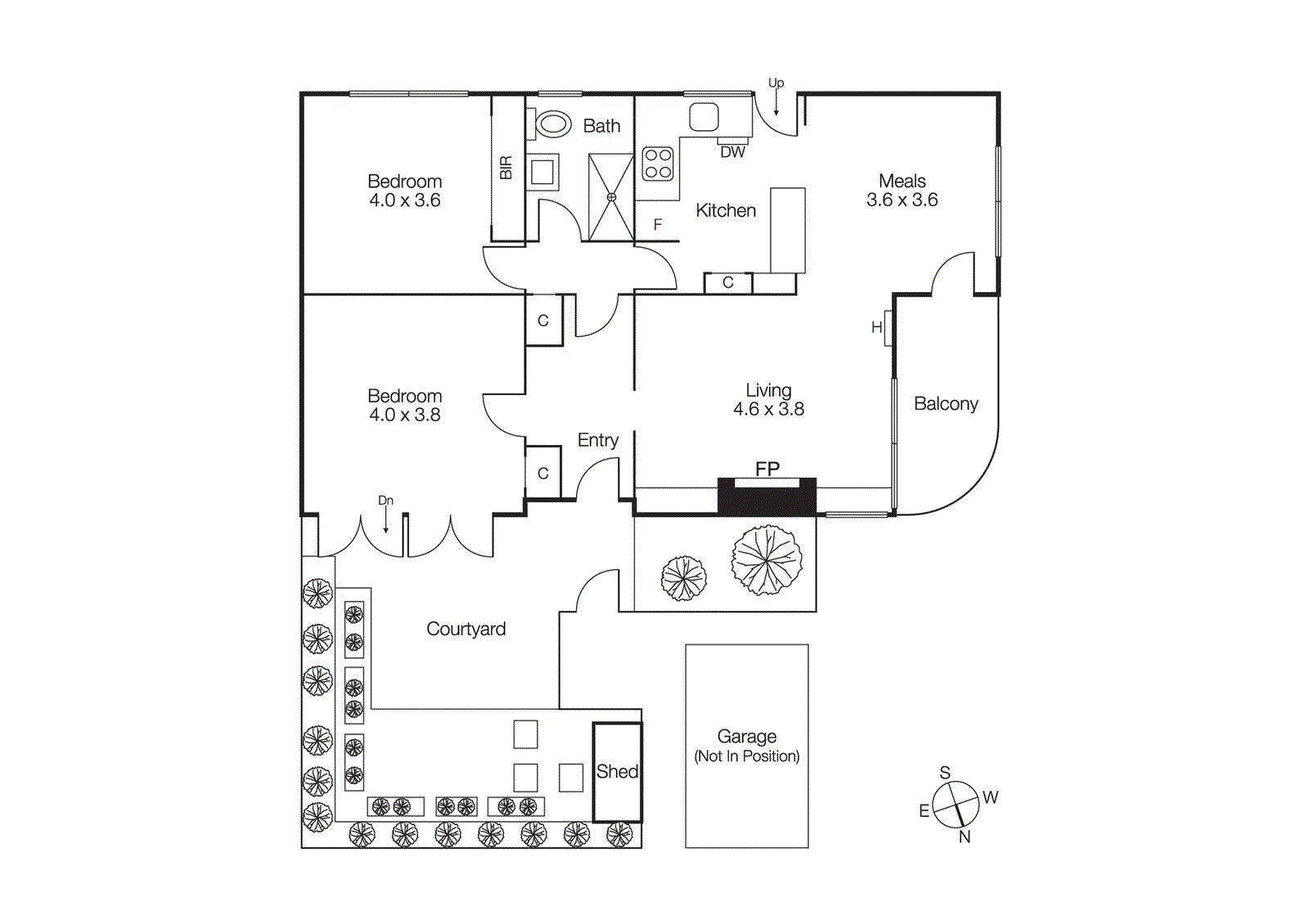 1/36 New Street, Brighton VIC 3186 - Floorplan