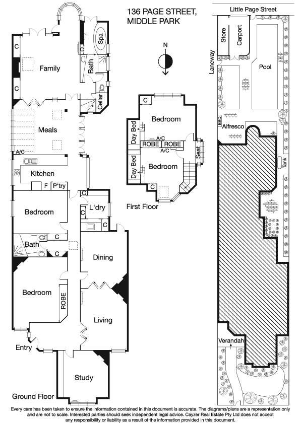 136 Page Street, MIDDLE PARK VIC 3206 - Floorplan