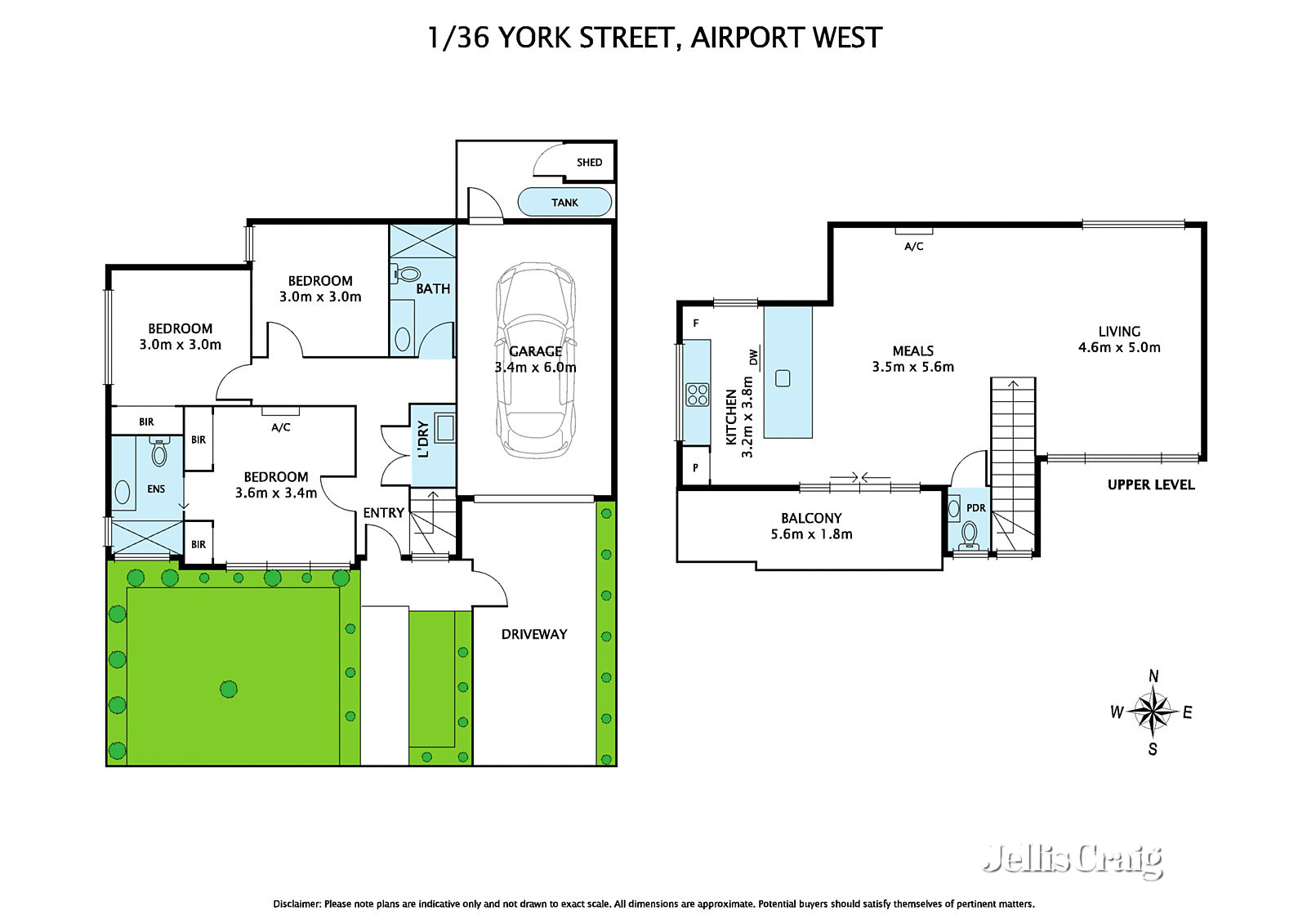 1/36 York Street, Airport West
- Floorplan 1