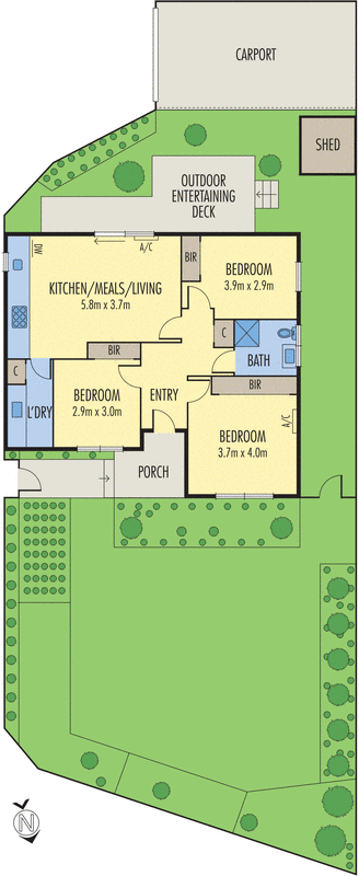 1/364 Haughton Road, Clayton VIC 3168 - Floorplan