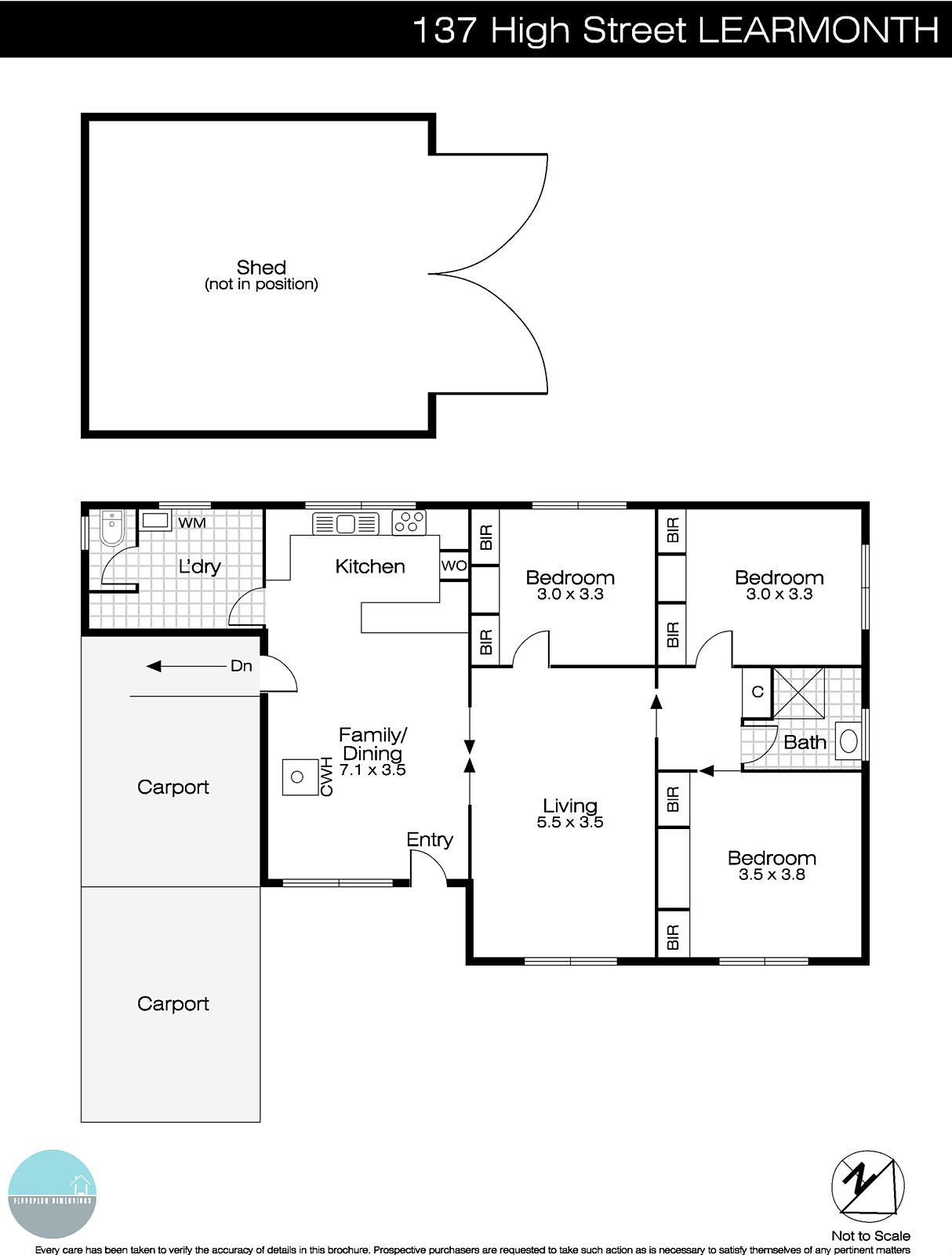 137 High Street, Learmonth VIC 3352 - Floorplan