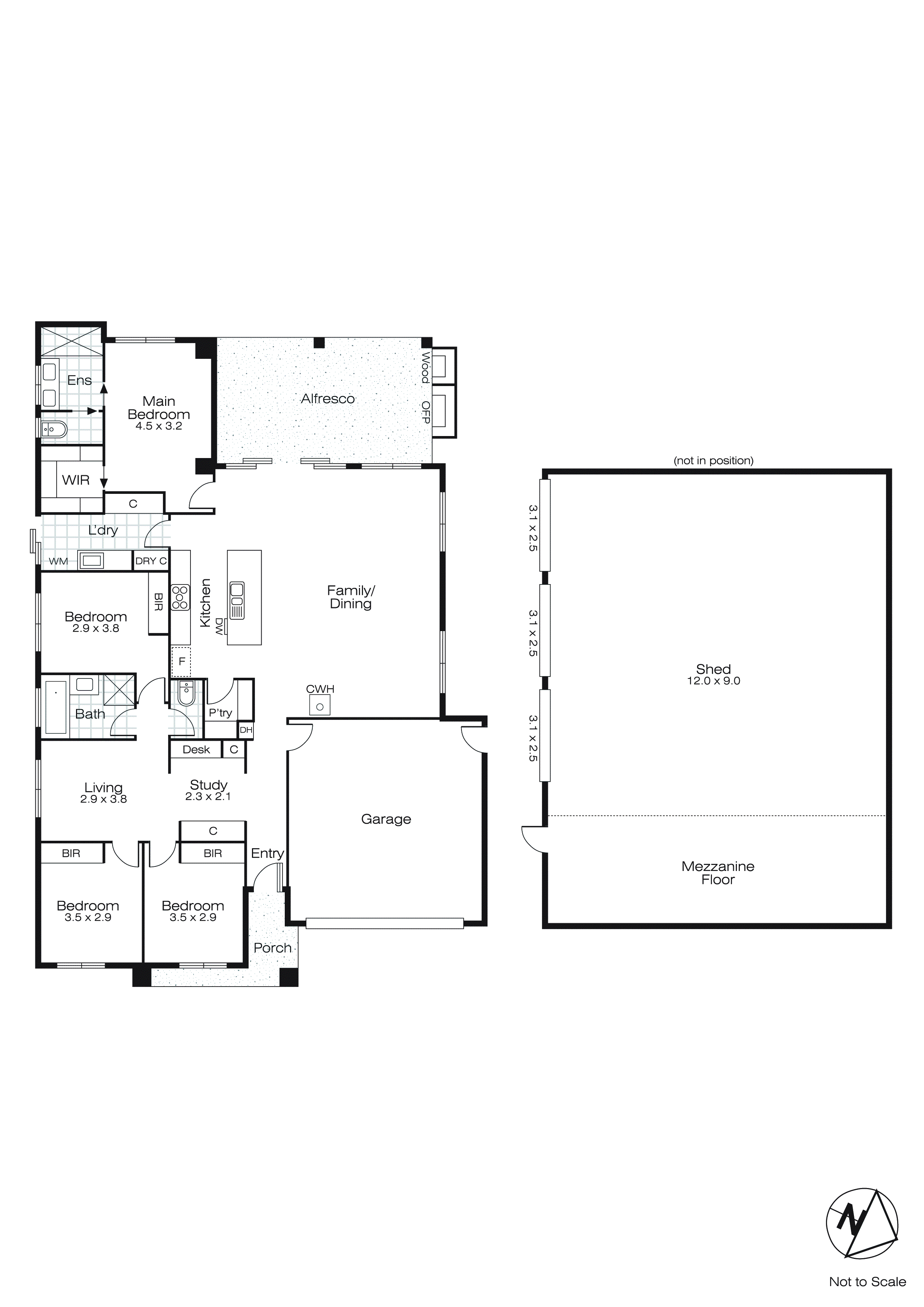 137 Howe Street, Miners Rest VIC 3352 - Floorplan