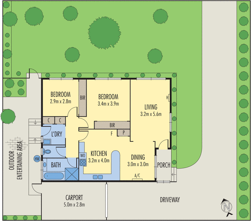 1/37 Hutcheson Avenue, Highton VIC 3216 - Floorplan