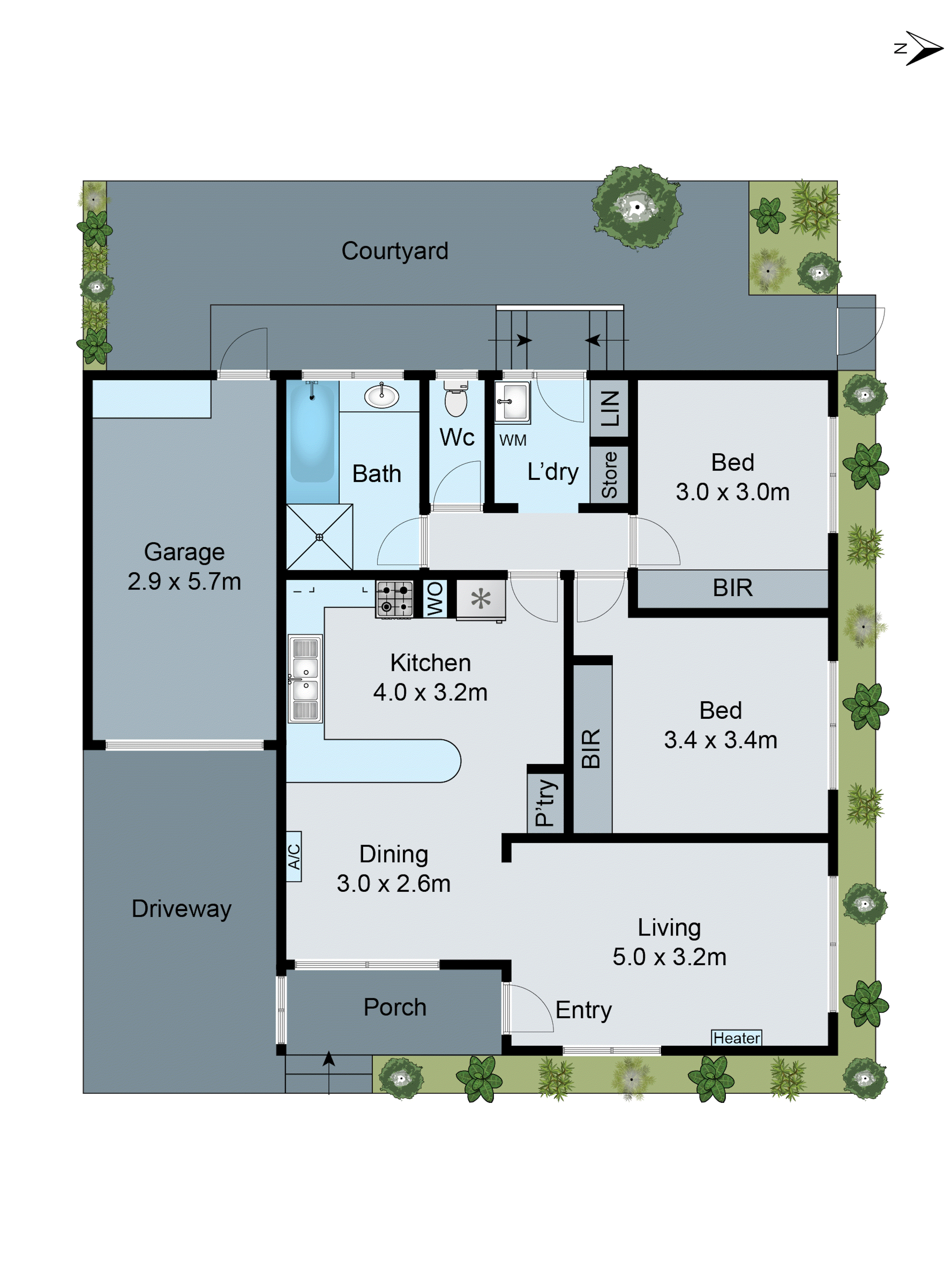1/37 Hutcheson Avenue, Highton VIC 3216 - Floorplan
