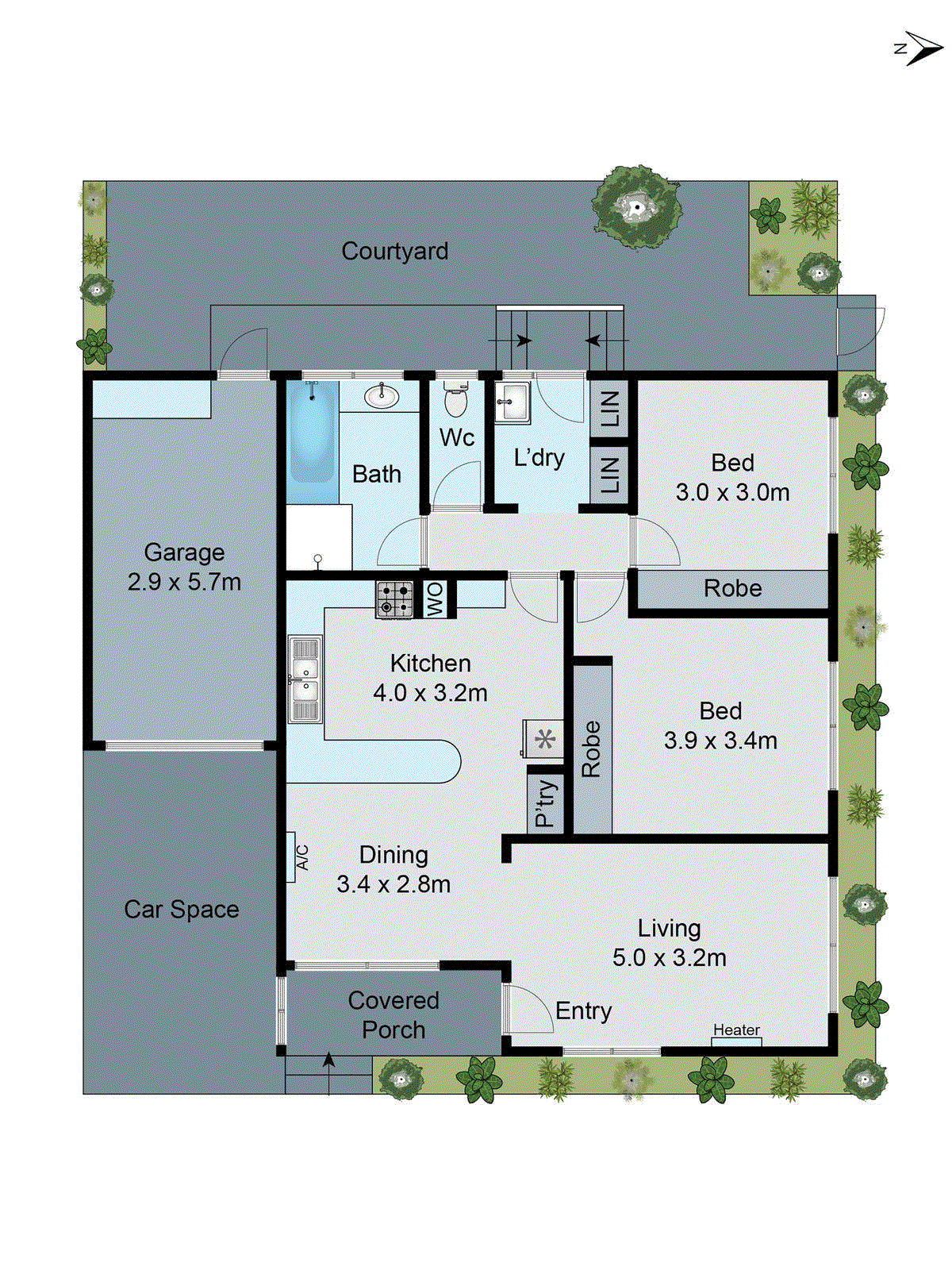 1/37 Hutcheson Avenue, Highton VIC 3216 - Floorplan