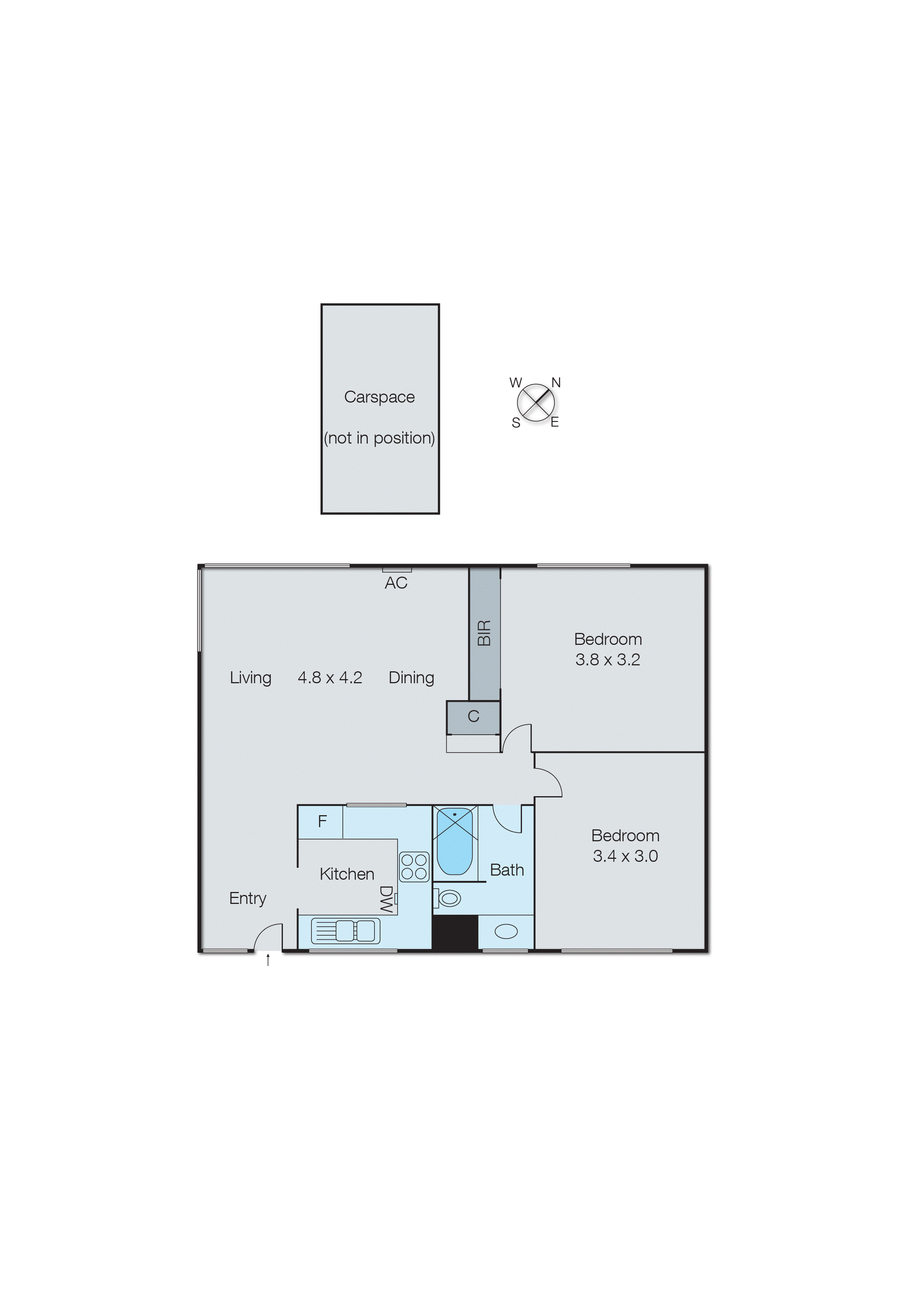 13/70 Beach Road, Mentone VIC 3194 - Floorplan
