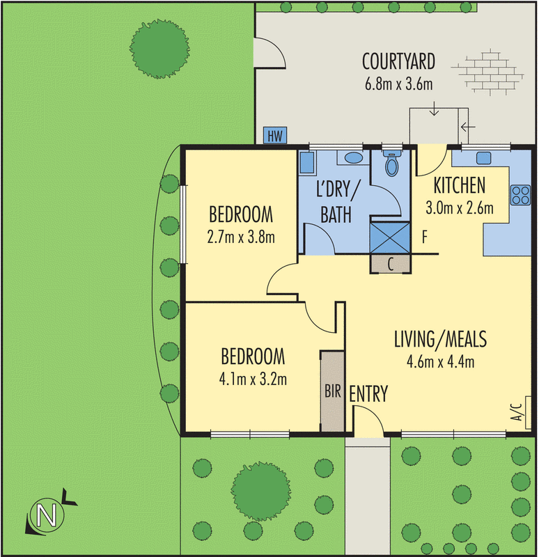 1/371 High Street, Belmont VIC 3216 - Floorplan