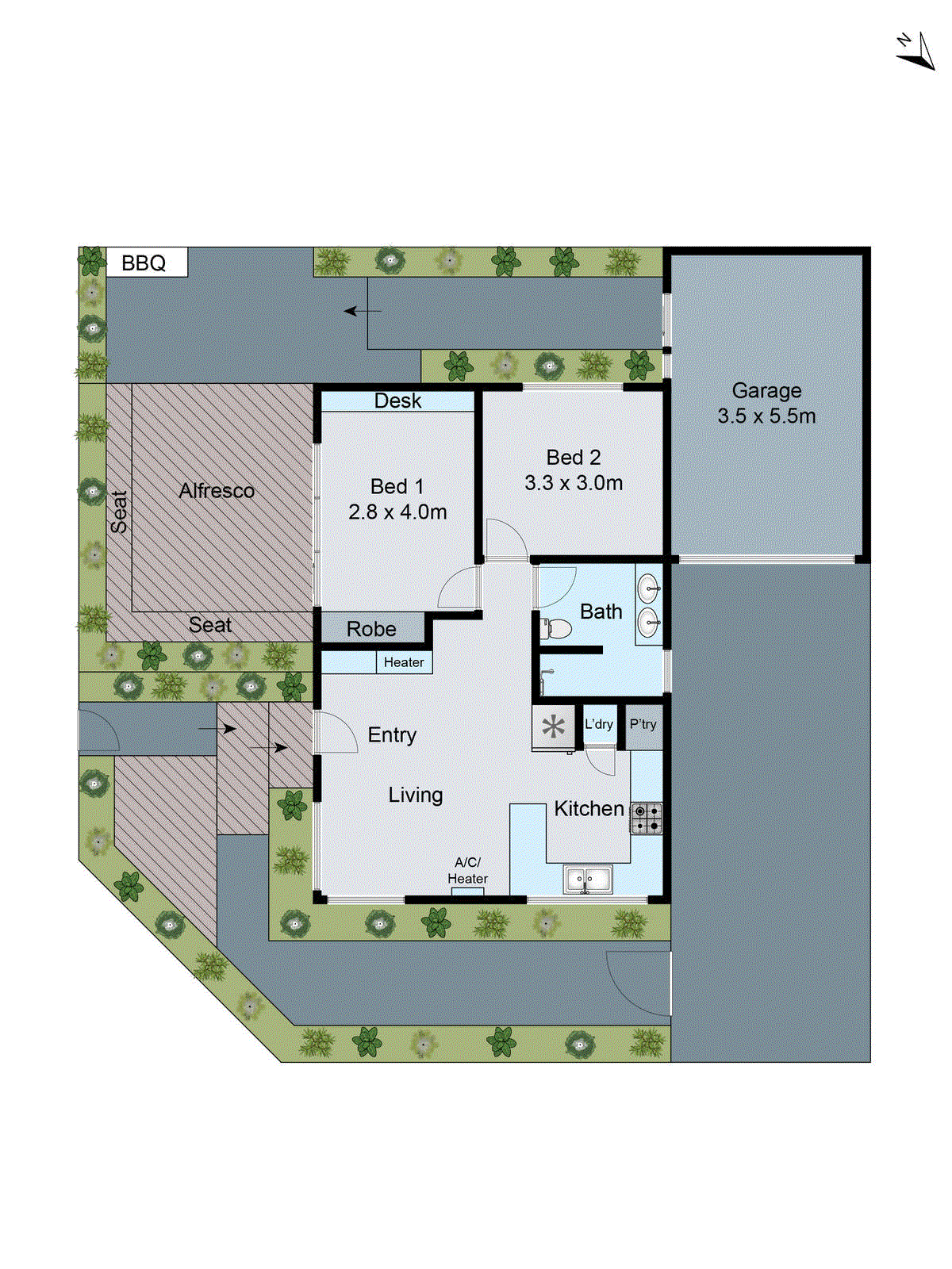 1/376 Autumn Street, Herne Hill VIC 3218 - Floorplan