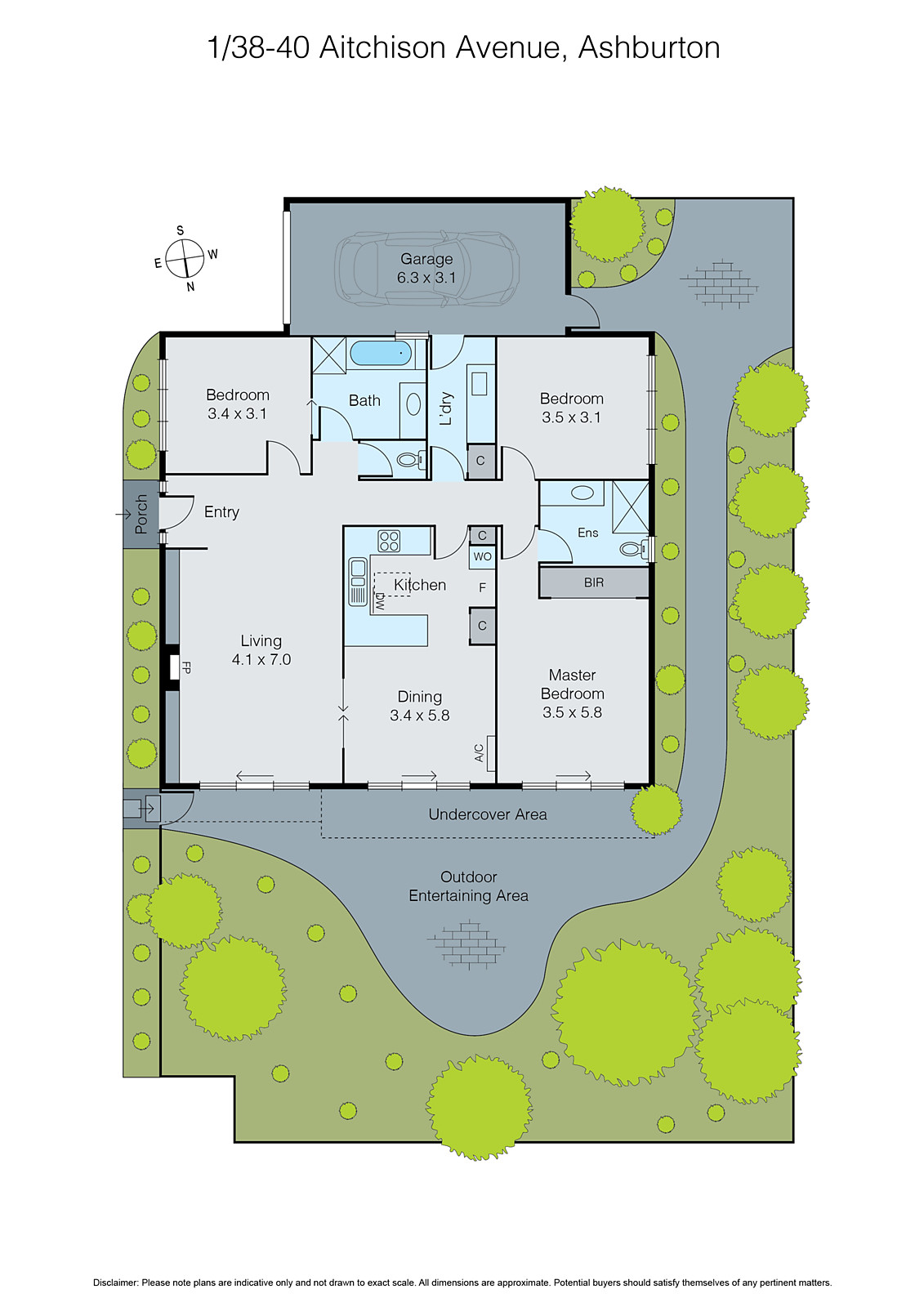 1/38-40 Aitchison Avenue, Ashburton VIC 3147 - Floorplan