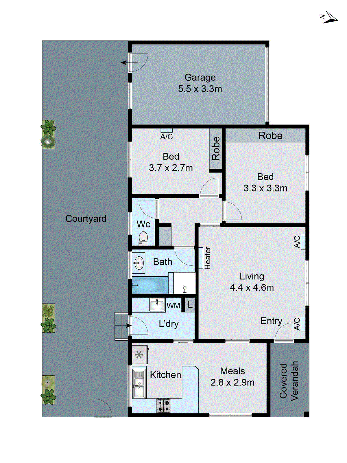 1/38 Clarke Avenue, Belmont VIC 3216 - Floorplan
