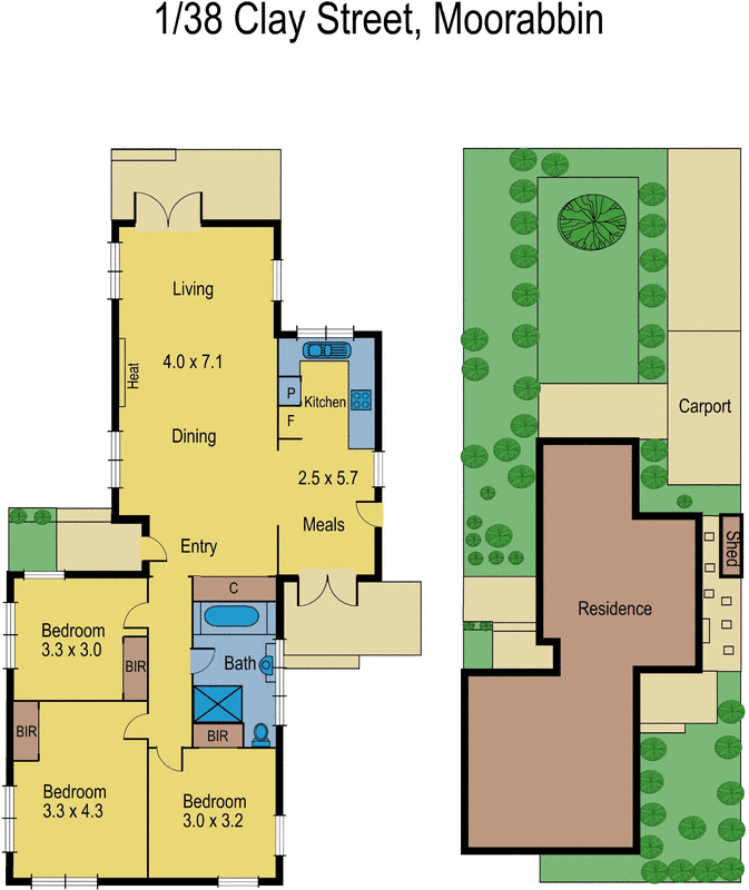 1/38 Clay Street, Moorabbin VIC 3189 - Floorplan