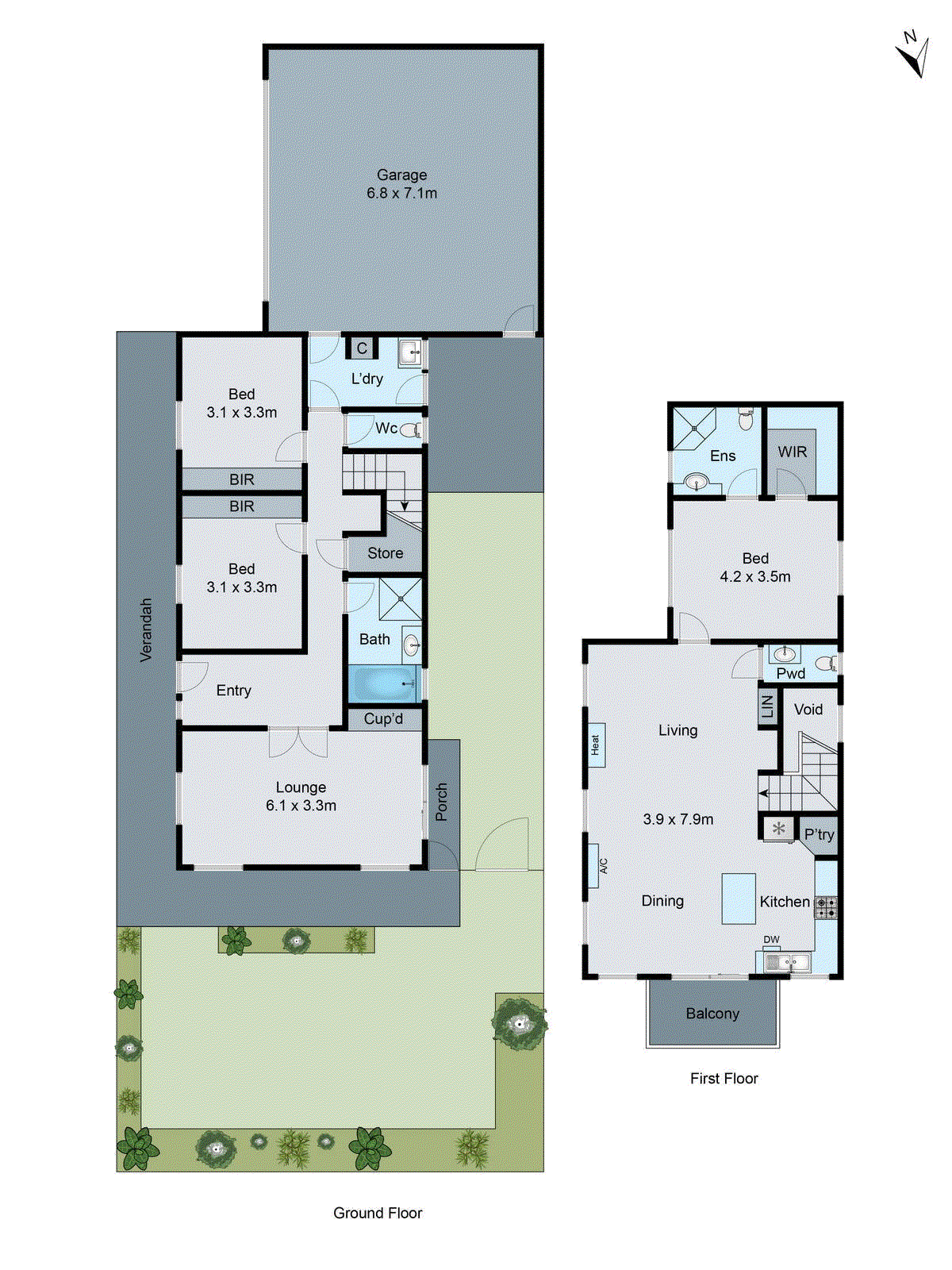 1/38 Denman Street, East Geelong VIC 3219 - Floorplan