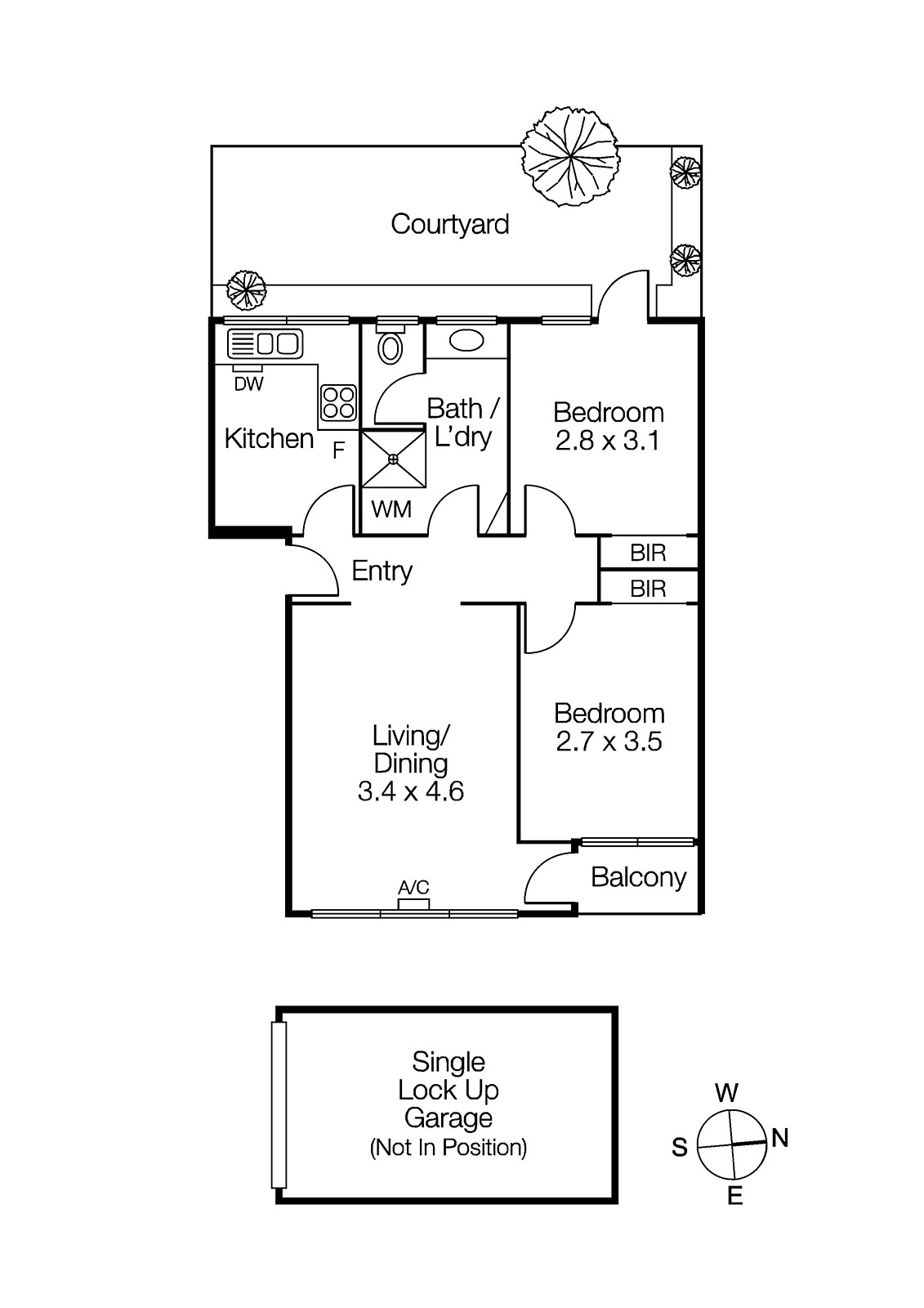1/38 The Avenue, St Kilda East VIC 3183 - Floorplan