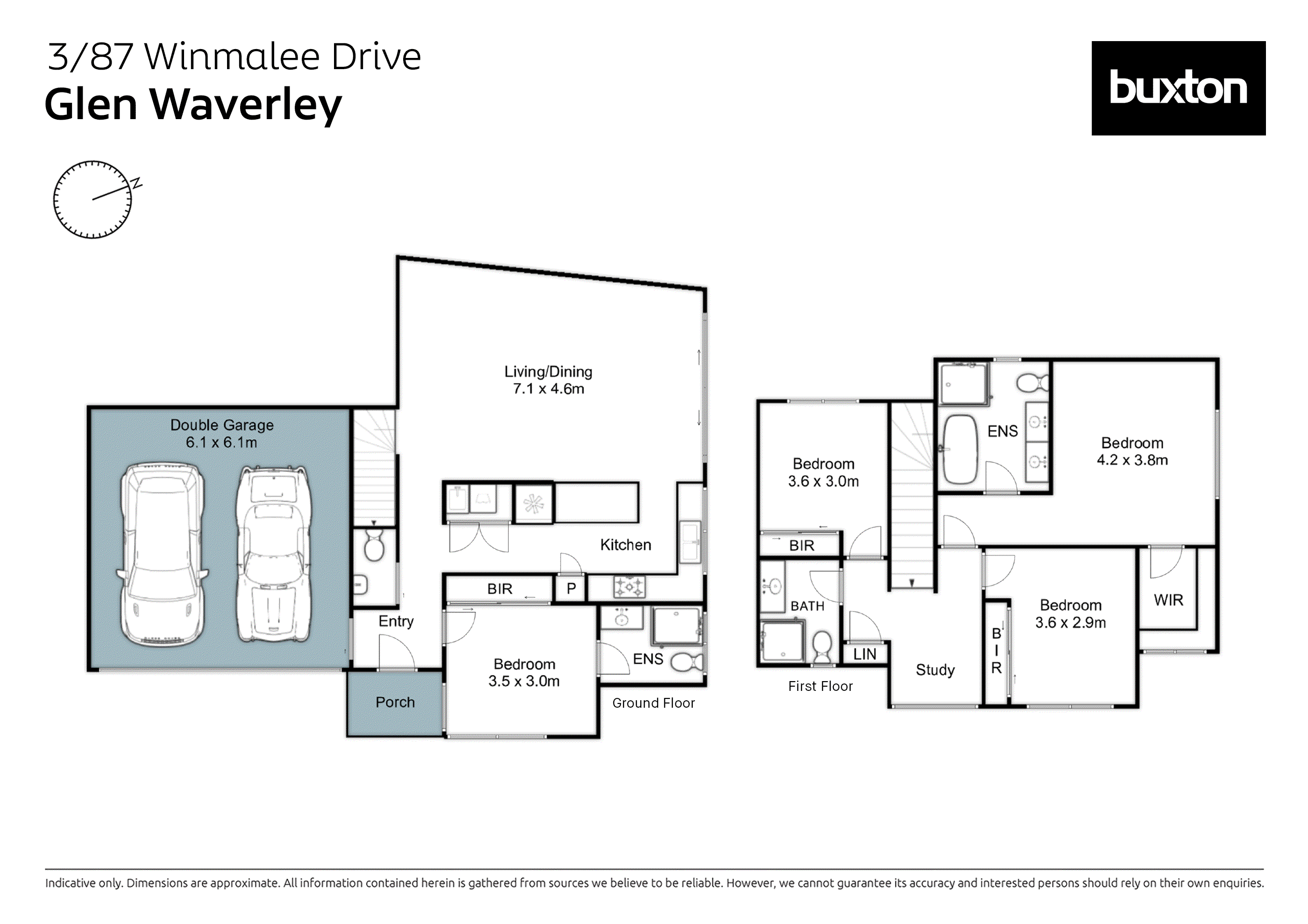 1&3/87 Winmalee Drive, Glen Waverley VIC 3150 - Floorplan