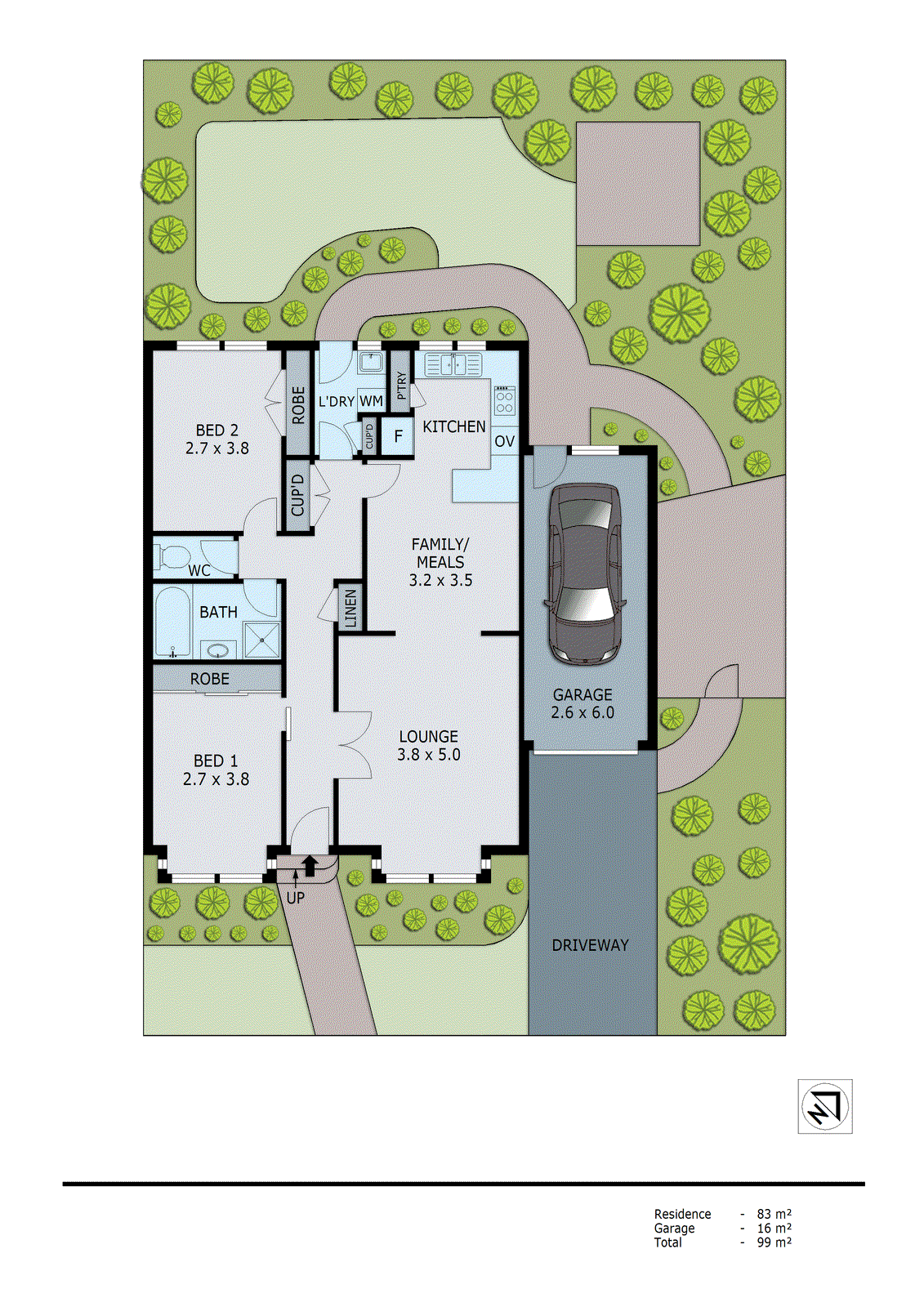 1/39 Centre Dandenong Road, Dingley Village VIC 3172 - Floorplan