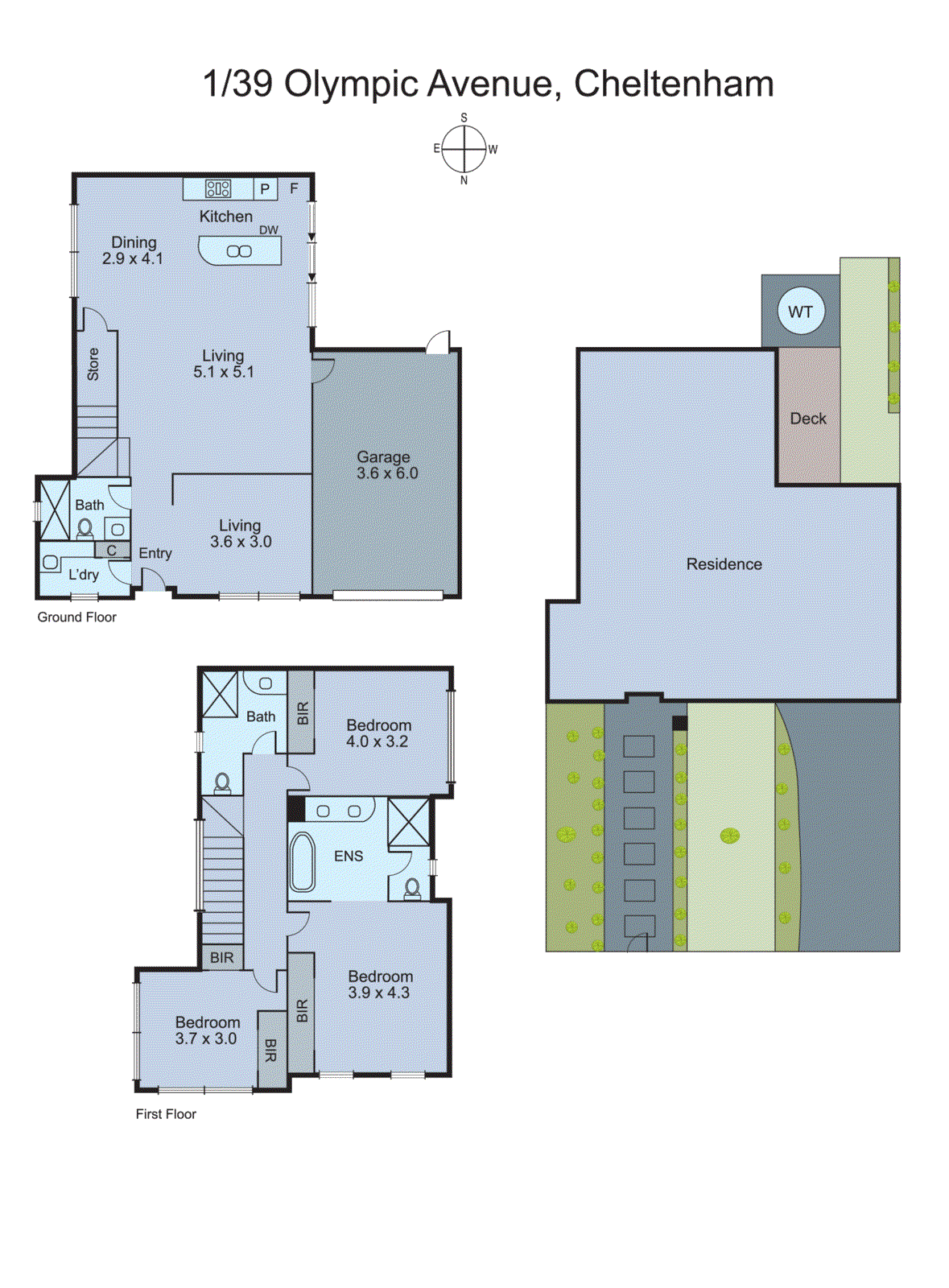 1/39 Olympic Avenue, Cheltenham VIC 3192 - Floorplan