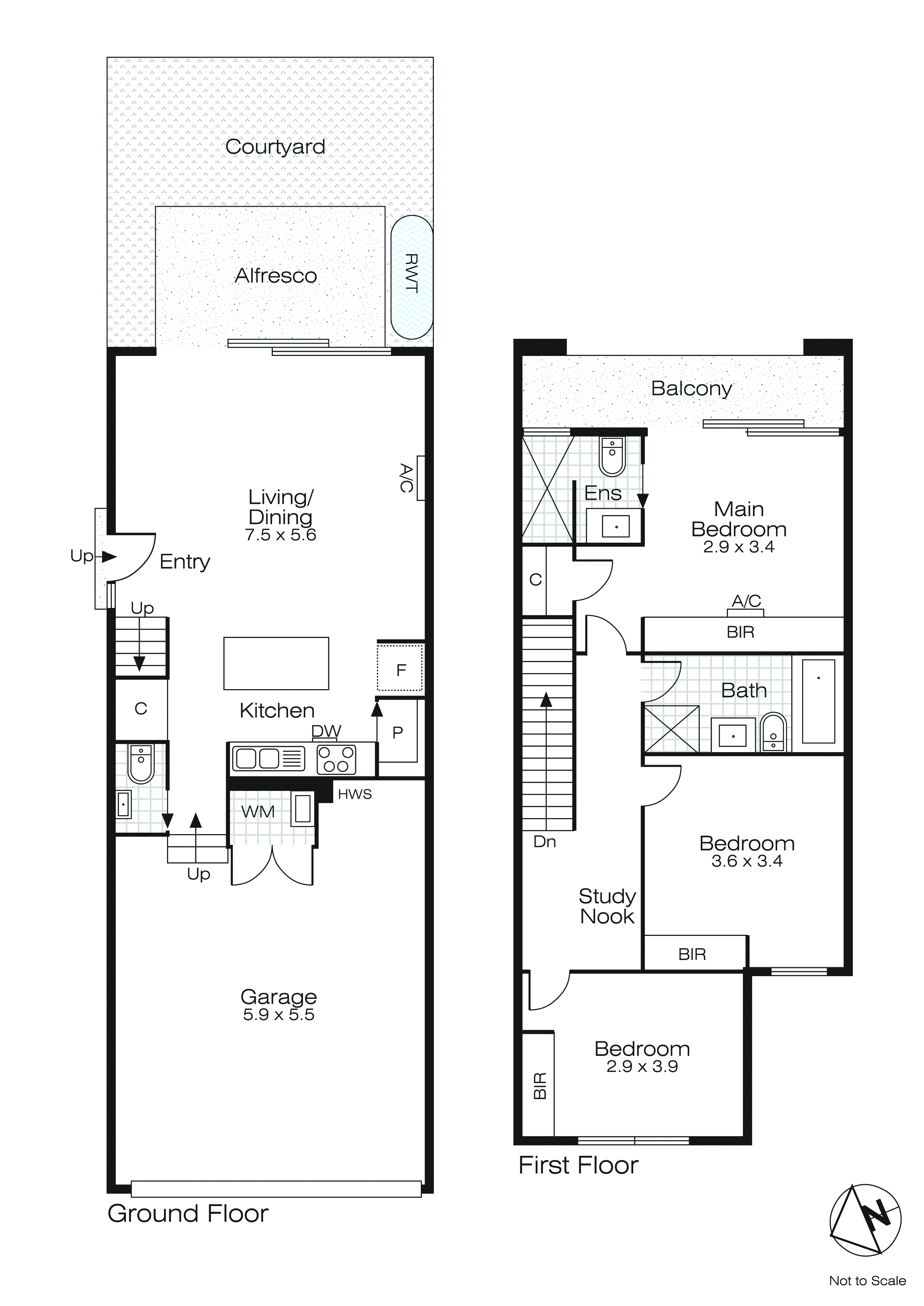 13/906 Lydiard Street North, Ballarat North VIC 3350 - Floorplan
