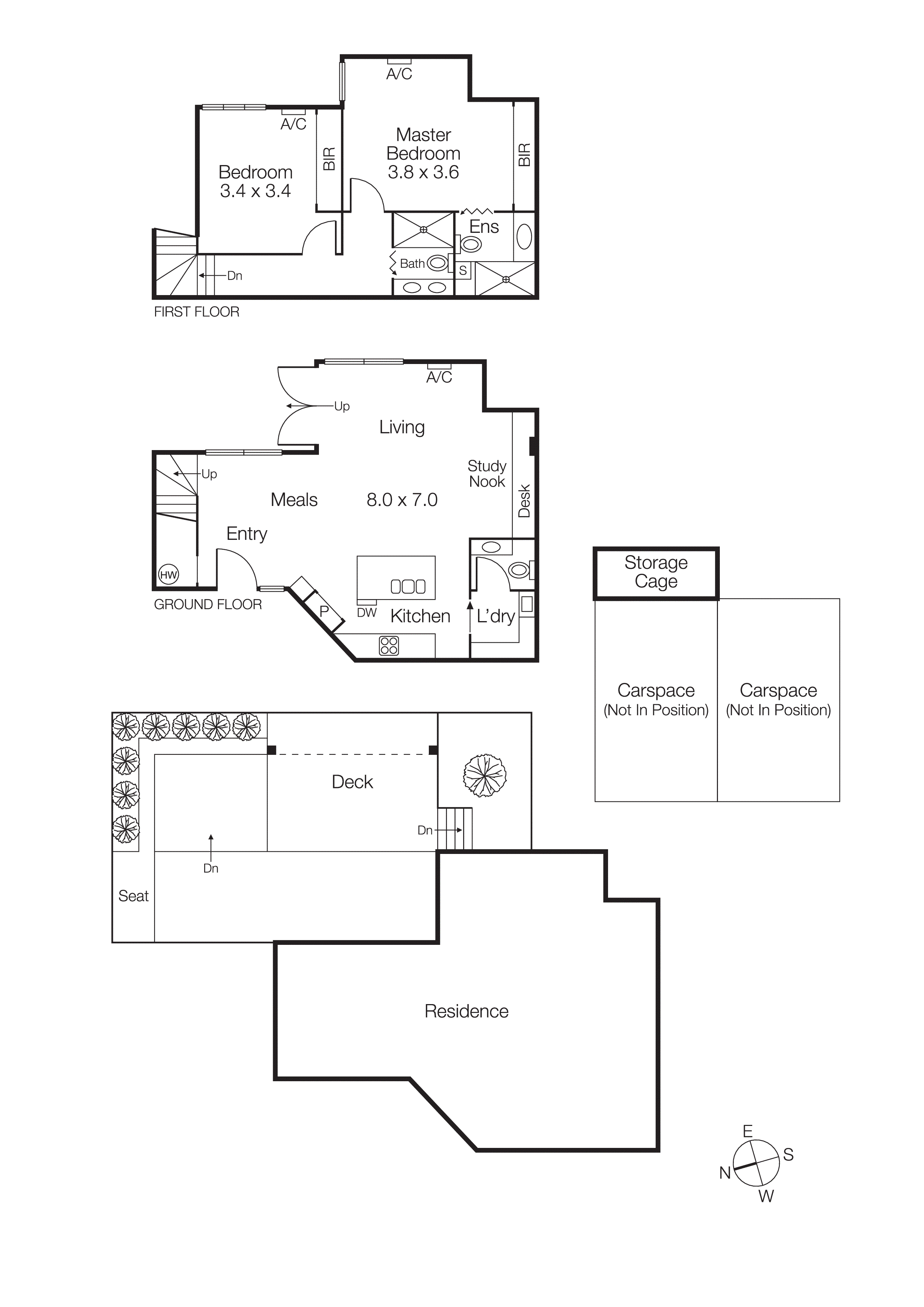 13/93 Highett Road, Hampton VIC 3188 - Floorplan