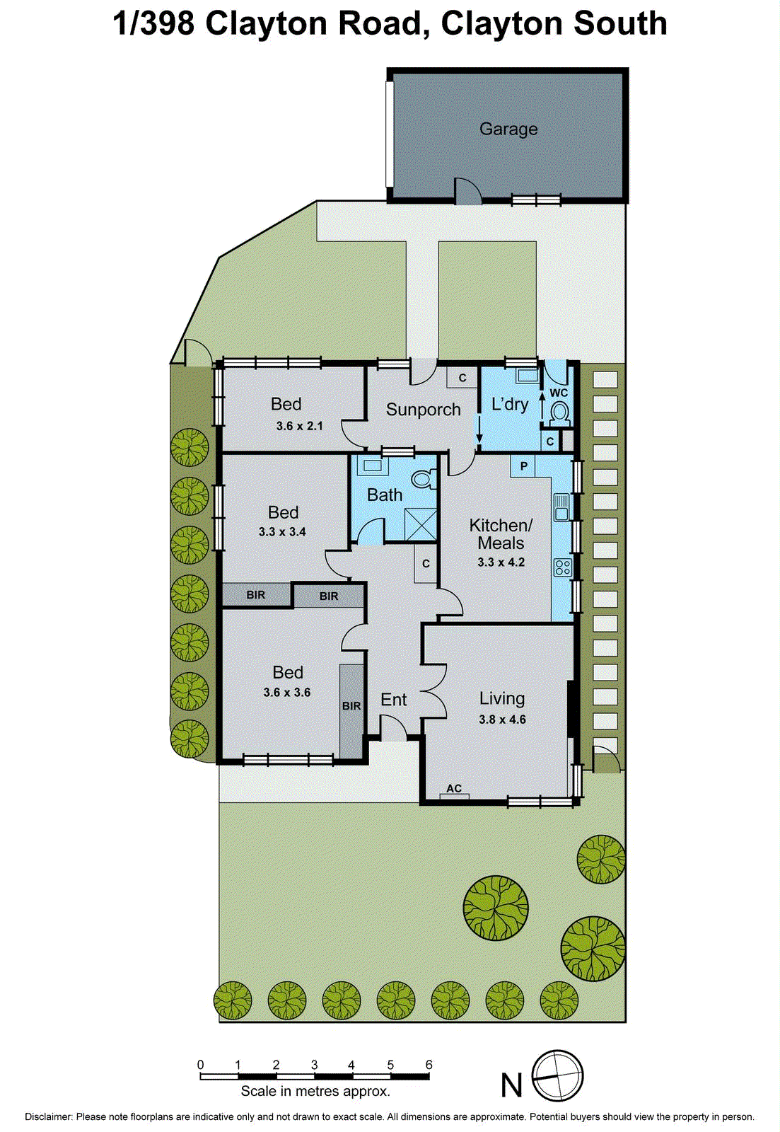 1/398 Clayton Road, Clayton South VIC 3169 - Floorplan