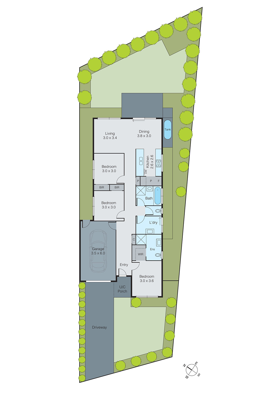 13a Hinchcliff Crescent, Newcomb VIC 3219 - Floorplan
