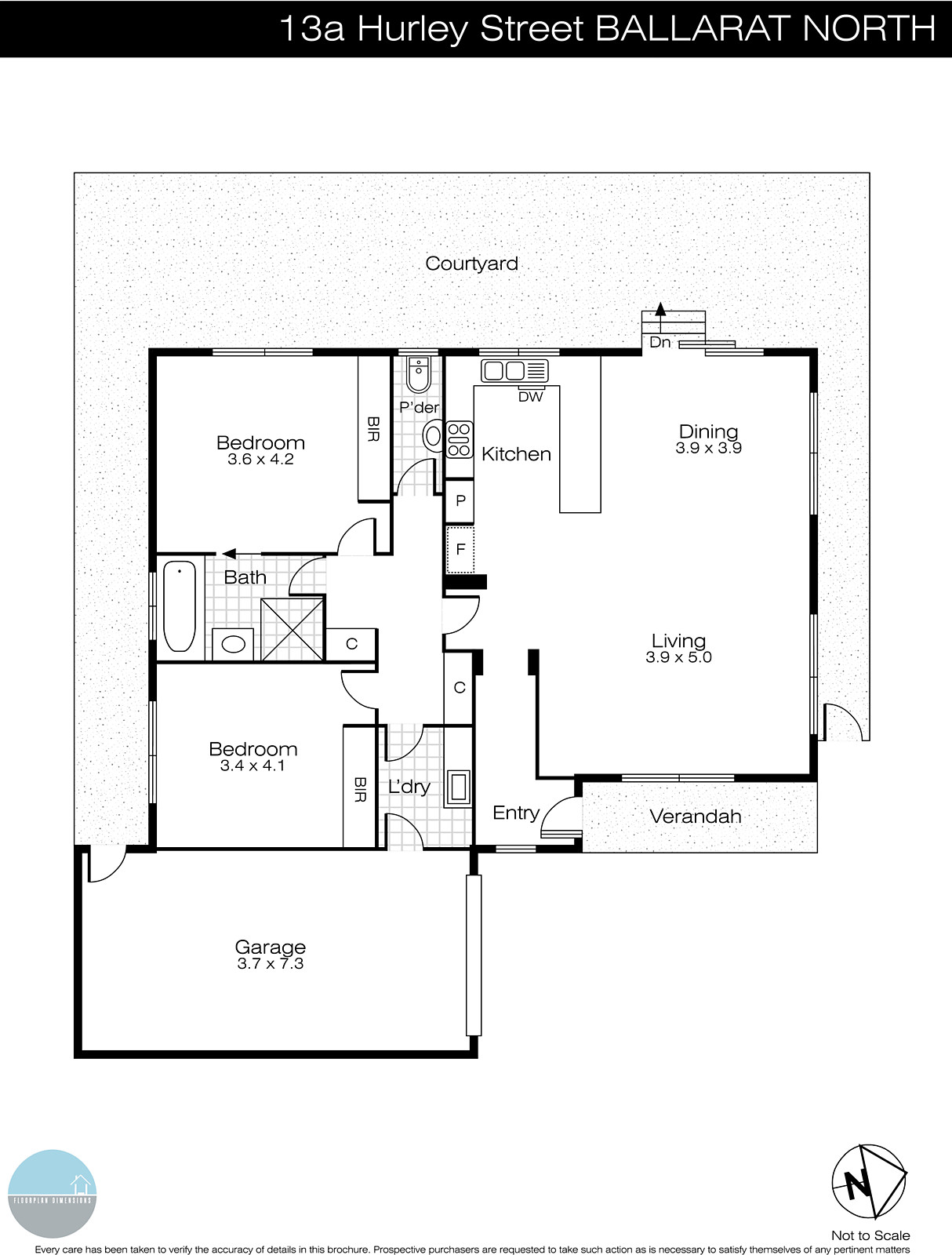 13a Hurley Street, Ballarat North VIC 3350 - Floorplan