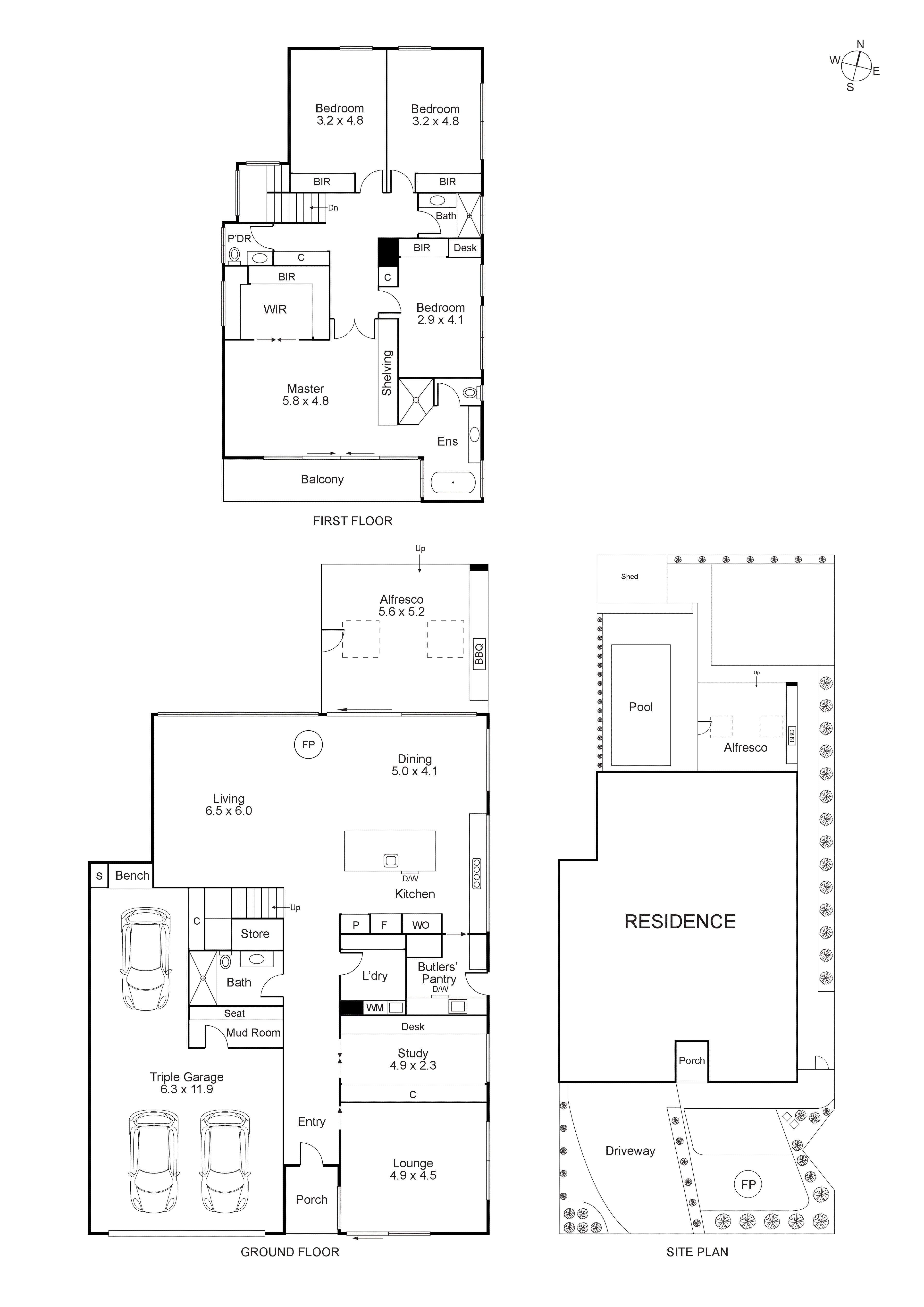 13A Potter Street, Black Rock VIC 3193 - Floorplan
