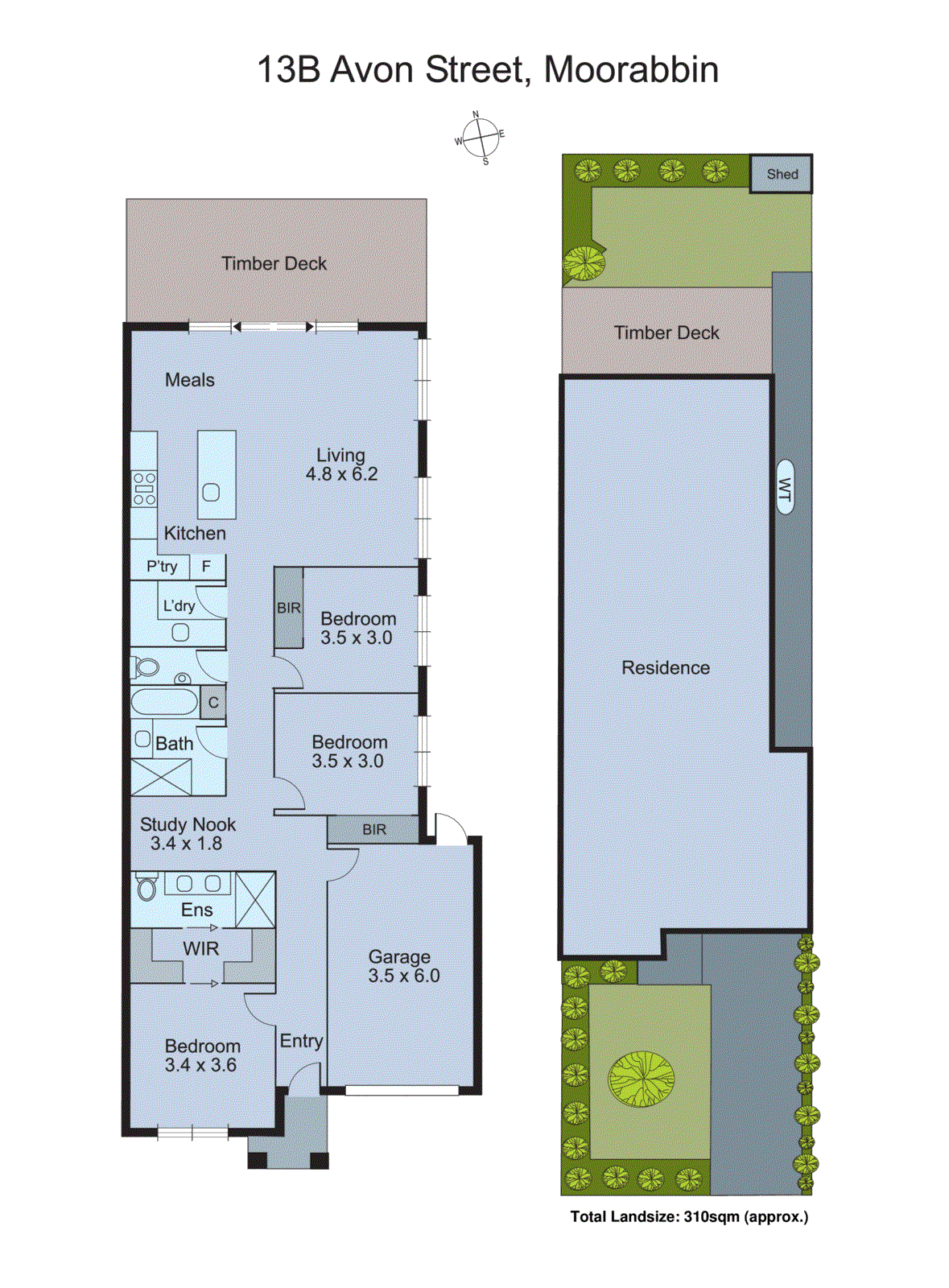 13B Avon Street, Moorabbin VIC 3189 - Floorplan