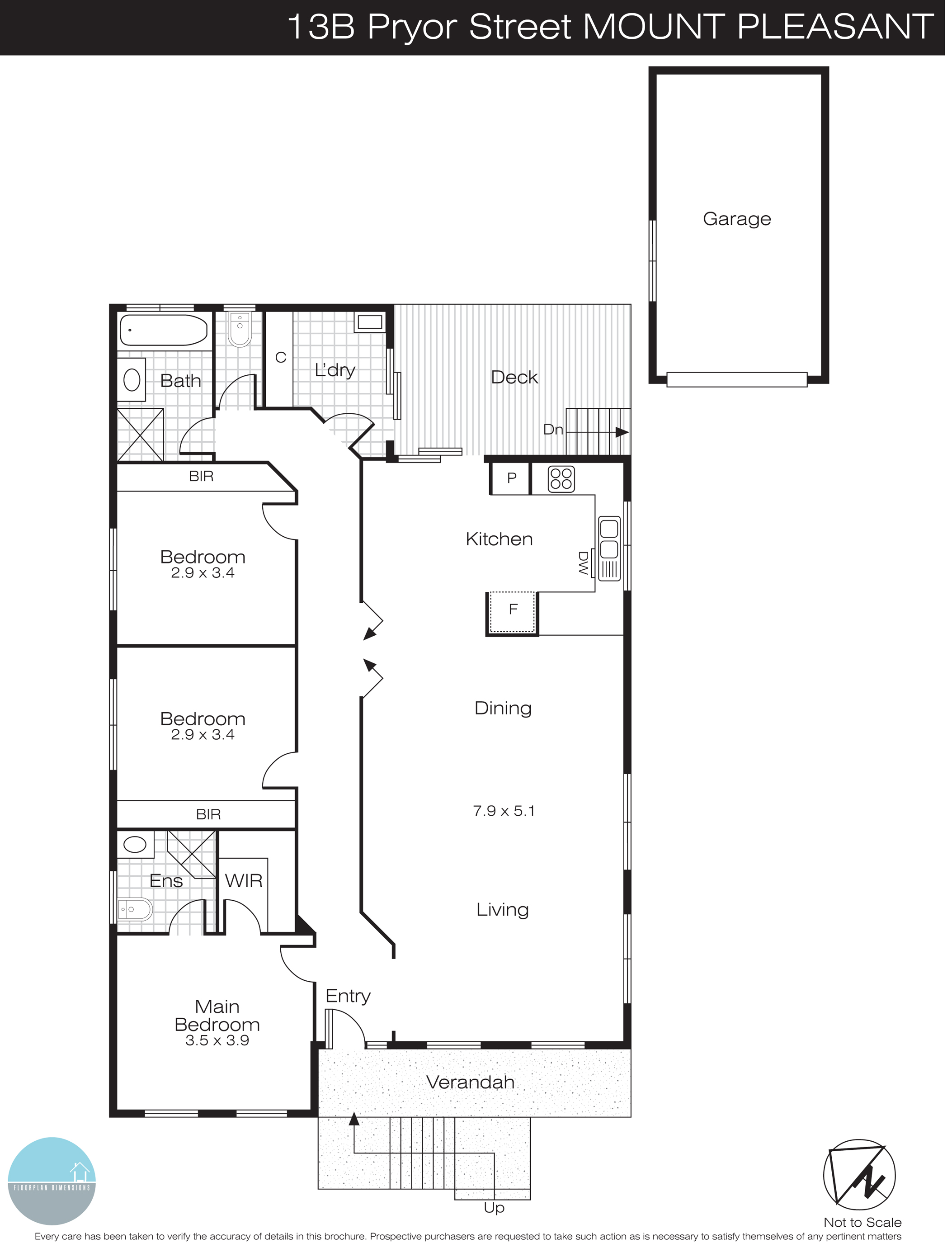 13B Pryor Street, MOUNT PLEASANT VIC 3350 - Floorplan