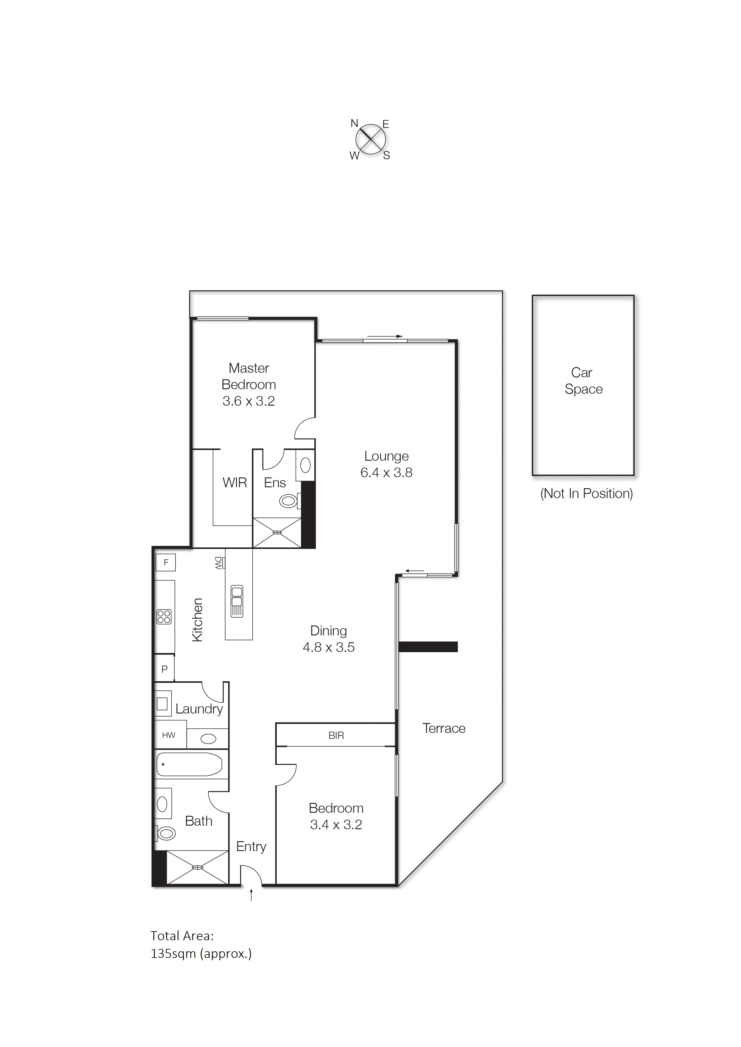 13c/95 Rouse Street, Port Melbourne VIC 3207 - Floorplan