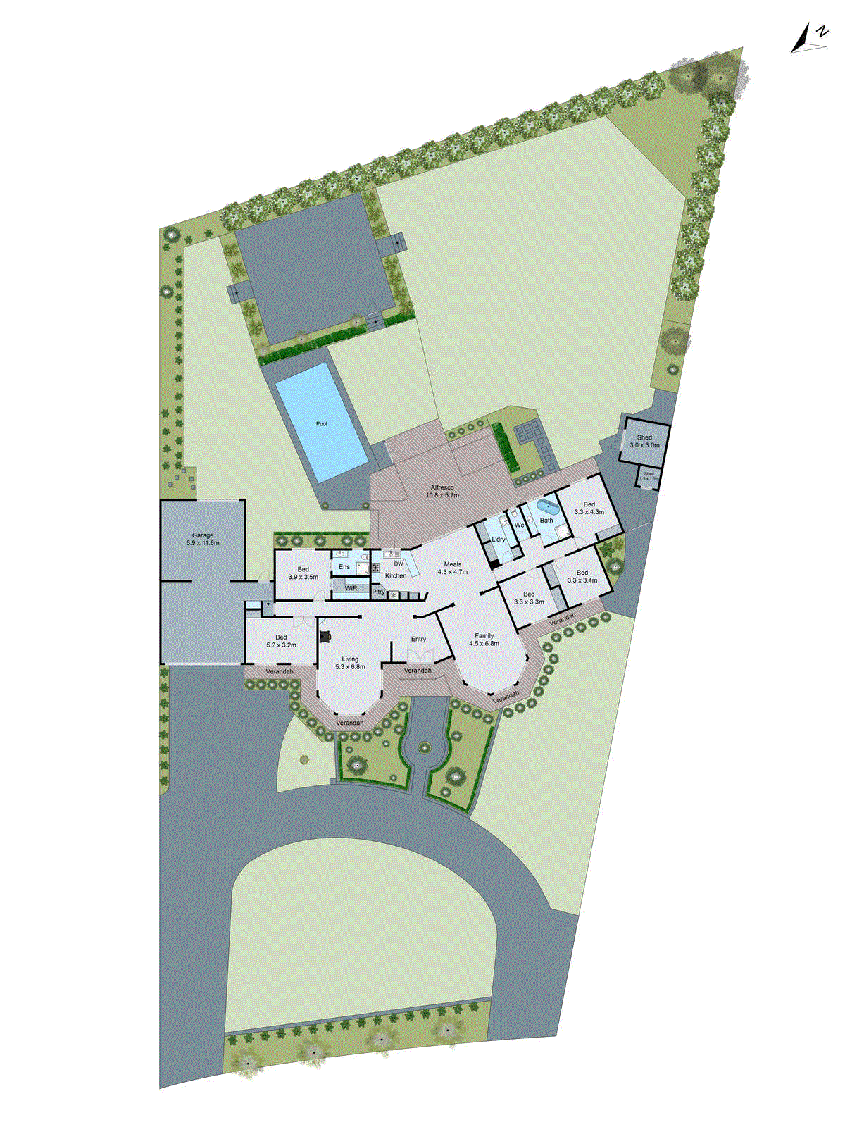 14-15 Chandon Court, Waurn Ponds VIC 3216 - Floorplan