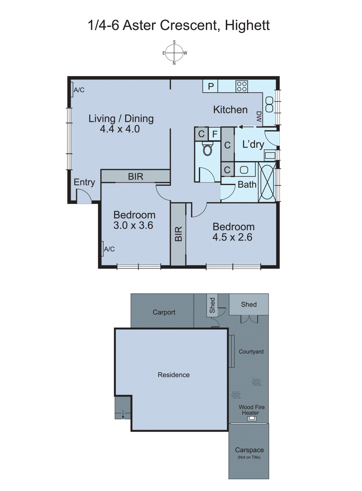 1/4-6 Aster Crescent, Highett VIC 3190 - Floorplan