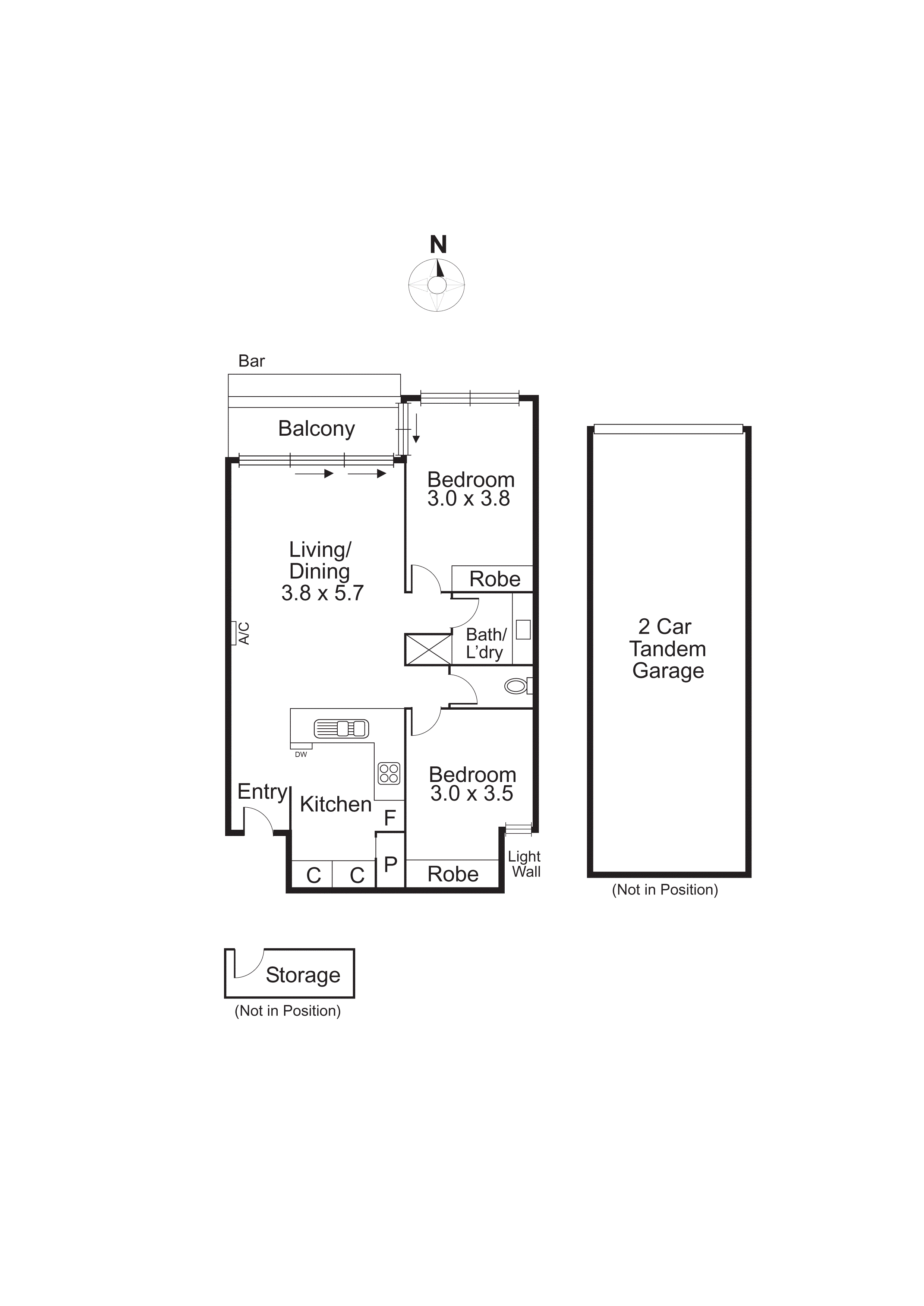 1/4-6 Matthews Road, Bentleigh East VIC 3165 - Floorplan