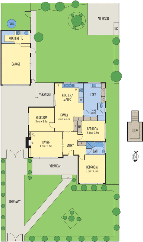 14 Ashbrook Court, Oakleigh South VIC 3167 - Floorplan